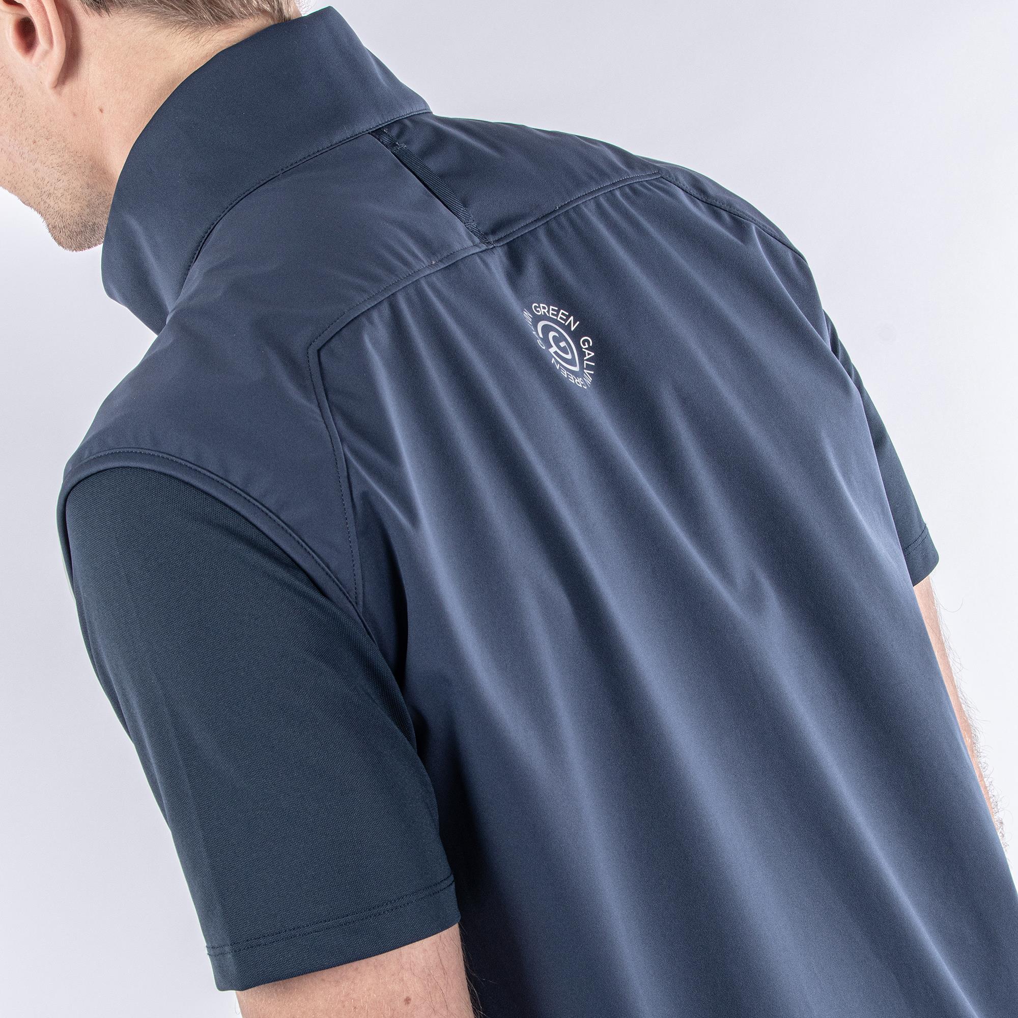 Galvin Green Lathan Interface Mens Golf Vest Cool Grey/Navy