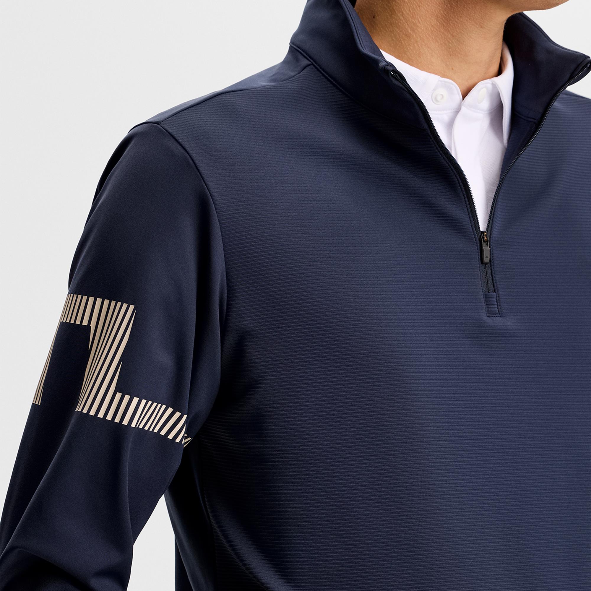 J Lindeberg Heath Strike Mens Golf Mid Layer Navy