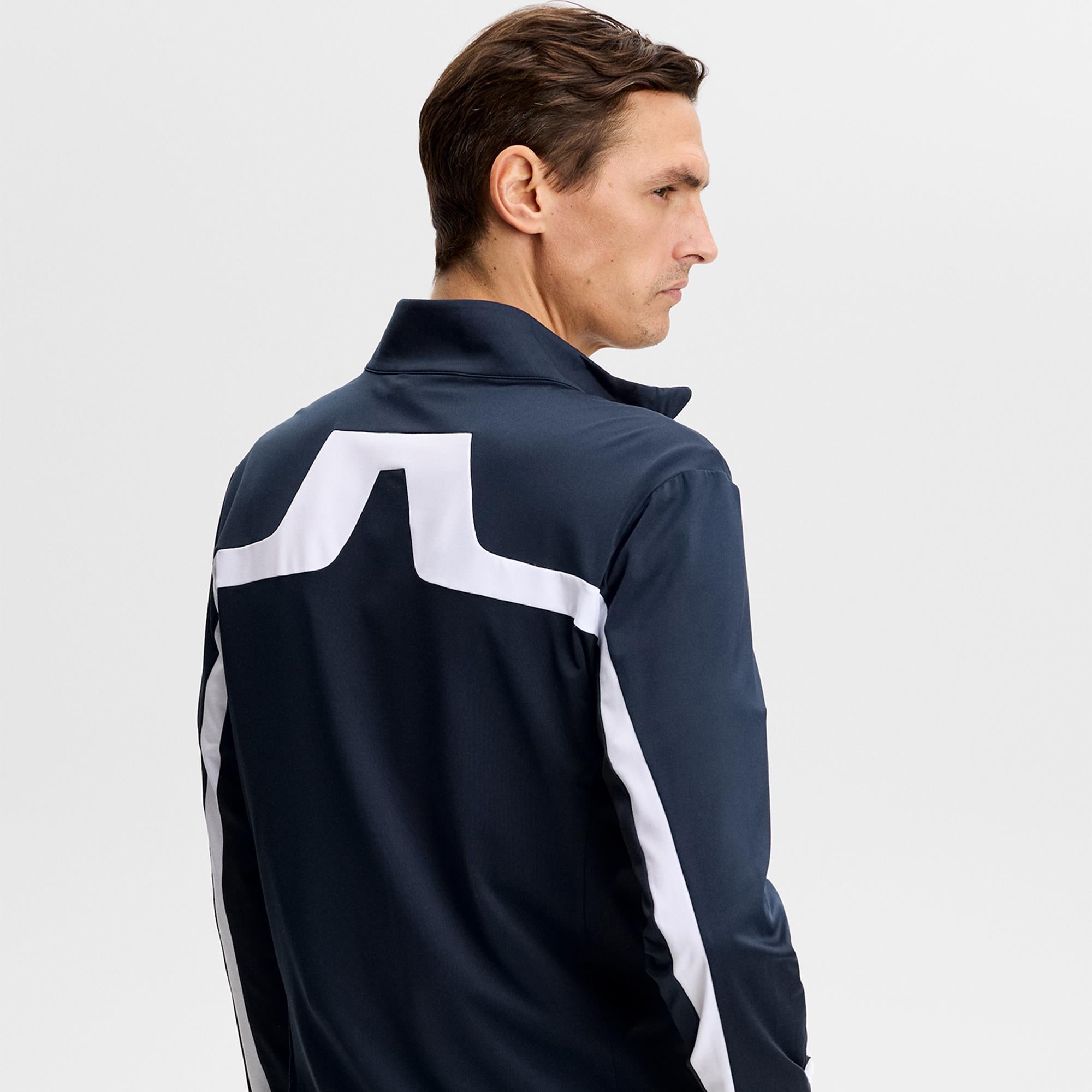 J Lindeberg Jarvis Mens Golf Mid Layer Navy