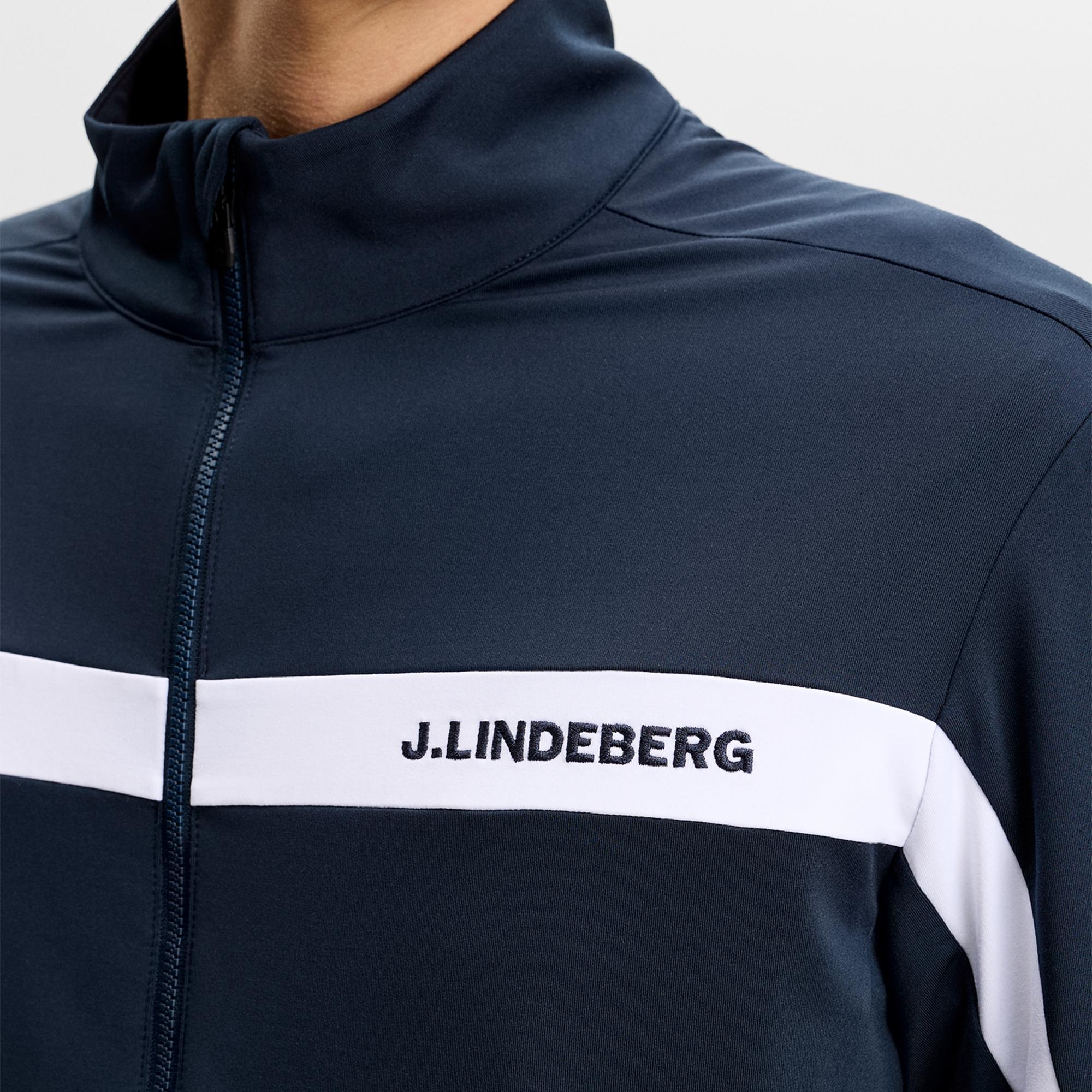 J Lindeberg Jarvis Mens Golf Mid Layer Navy