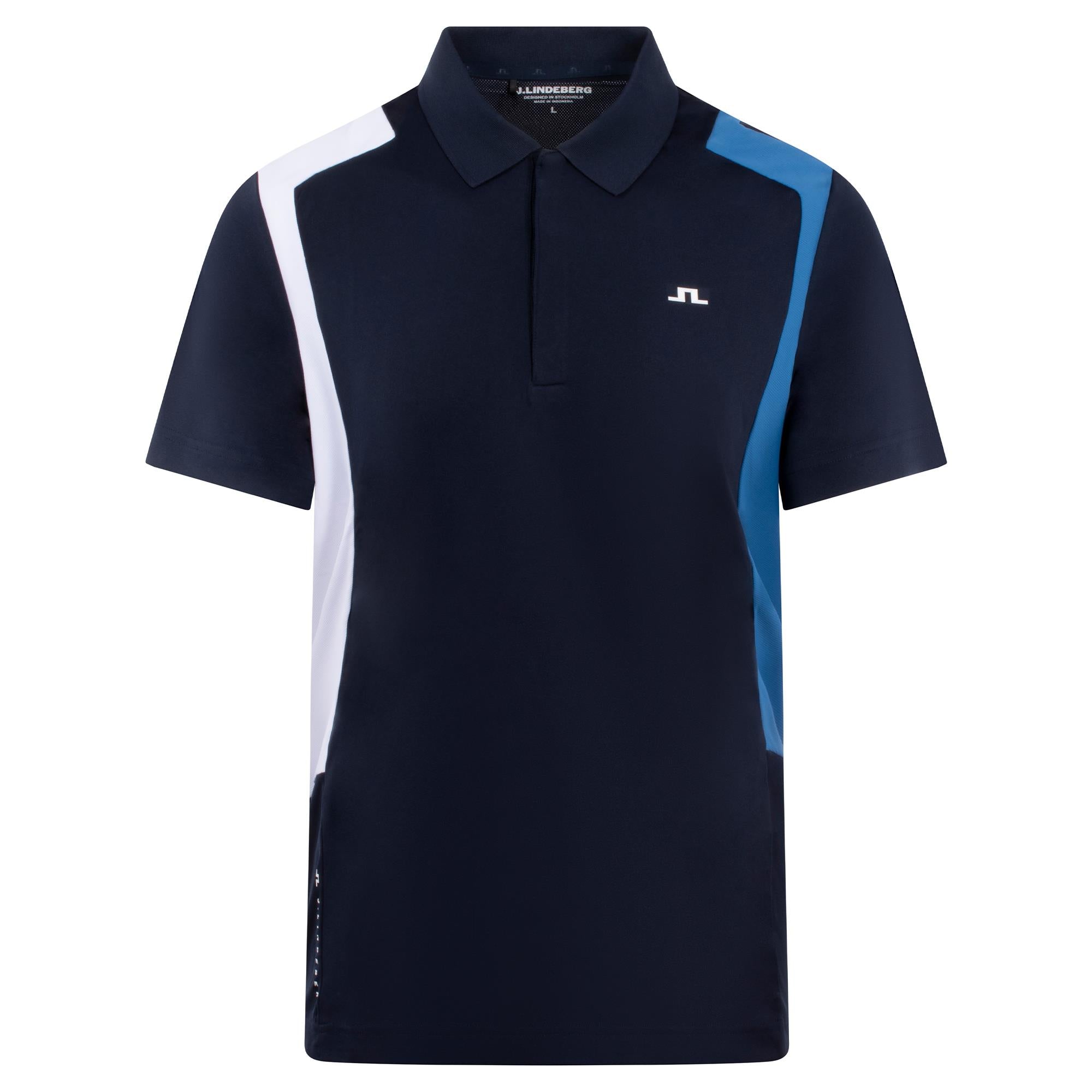 J Lindeberg Legacy Mens Golf Polo Shirt Navy