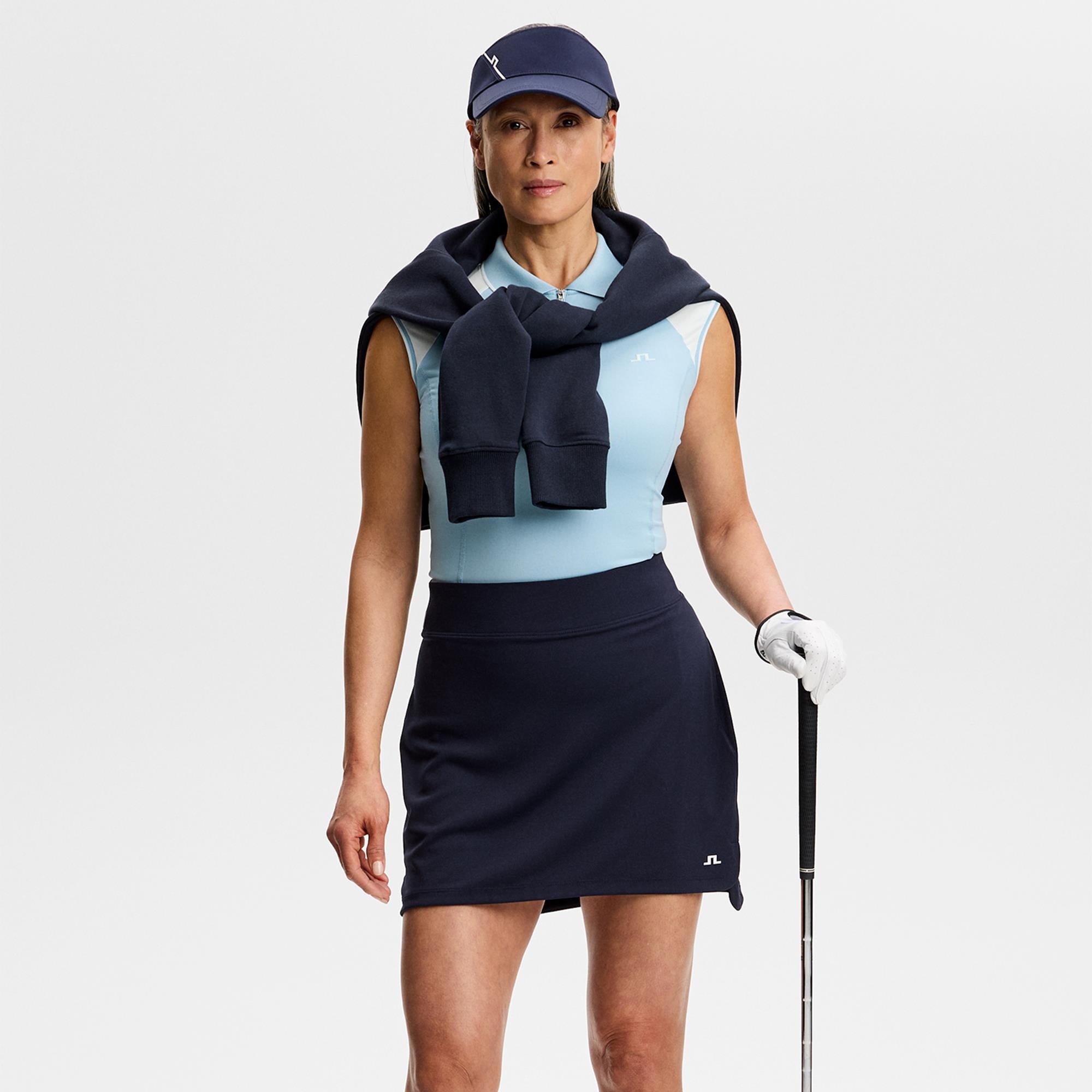 J Lindeberg Amy Ladies Golf Skirt Navy
