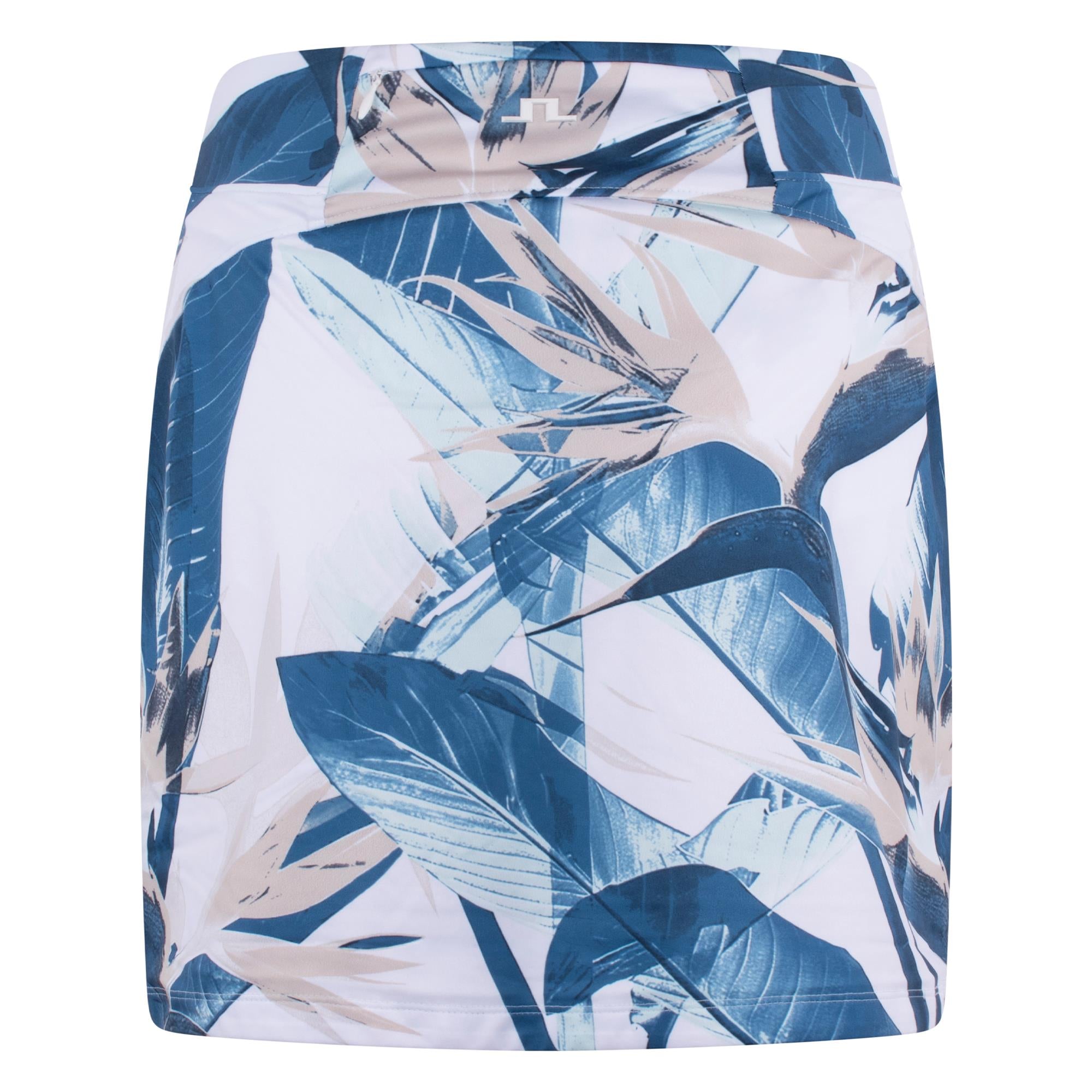 J Lindeberg Amy Print Ladies Golf Skirt Paradise Skylight M