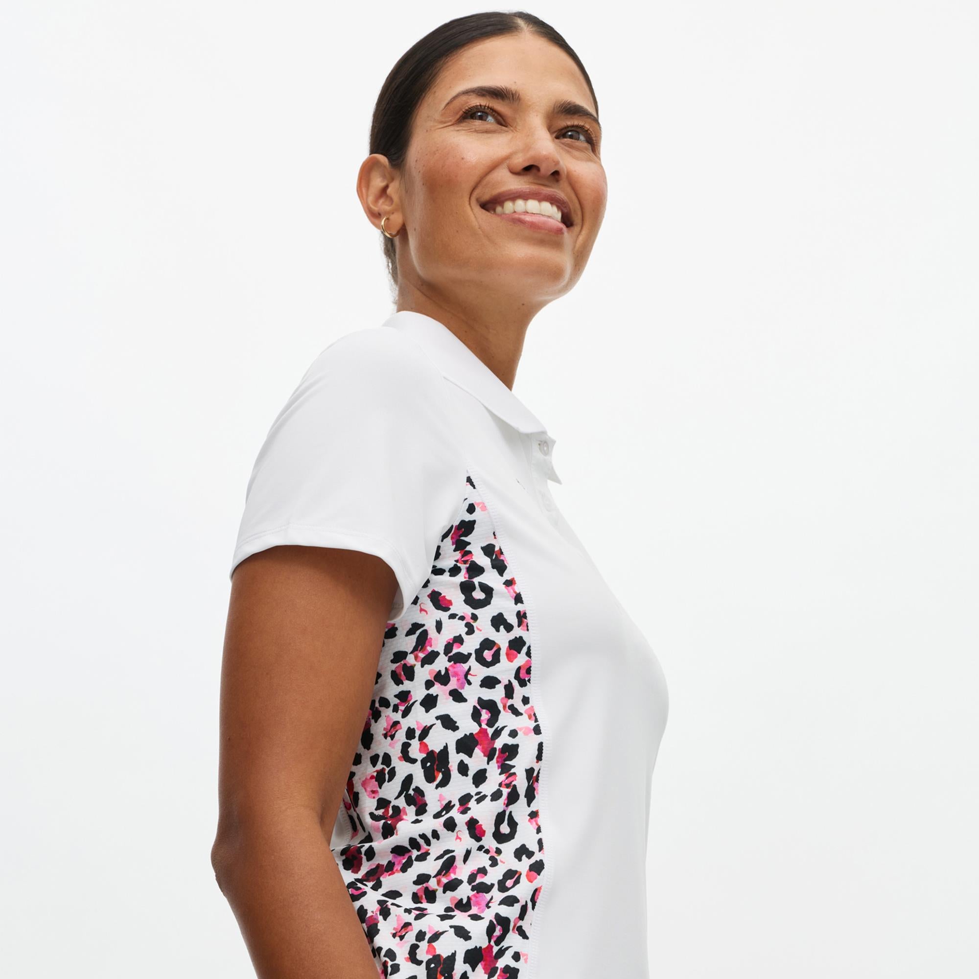 Rohnisch Nicky Ladies Golf Polo Shirt Leo Pink/Beet