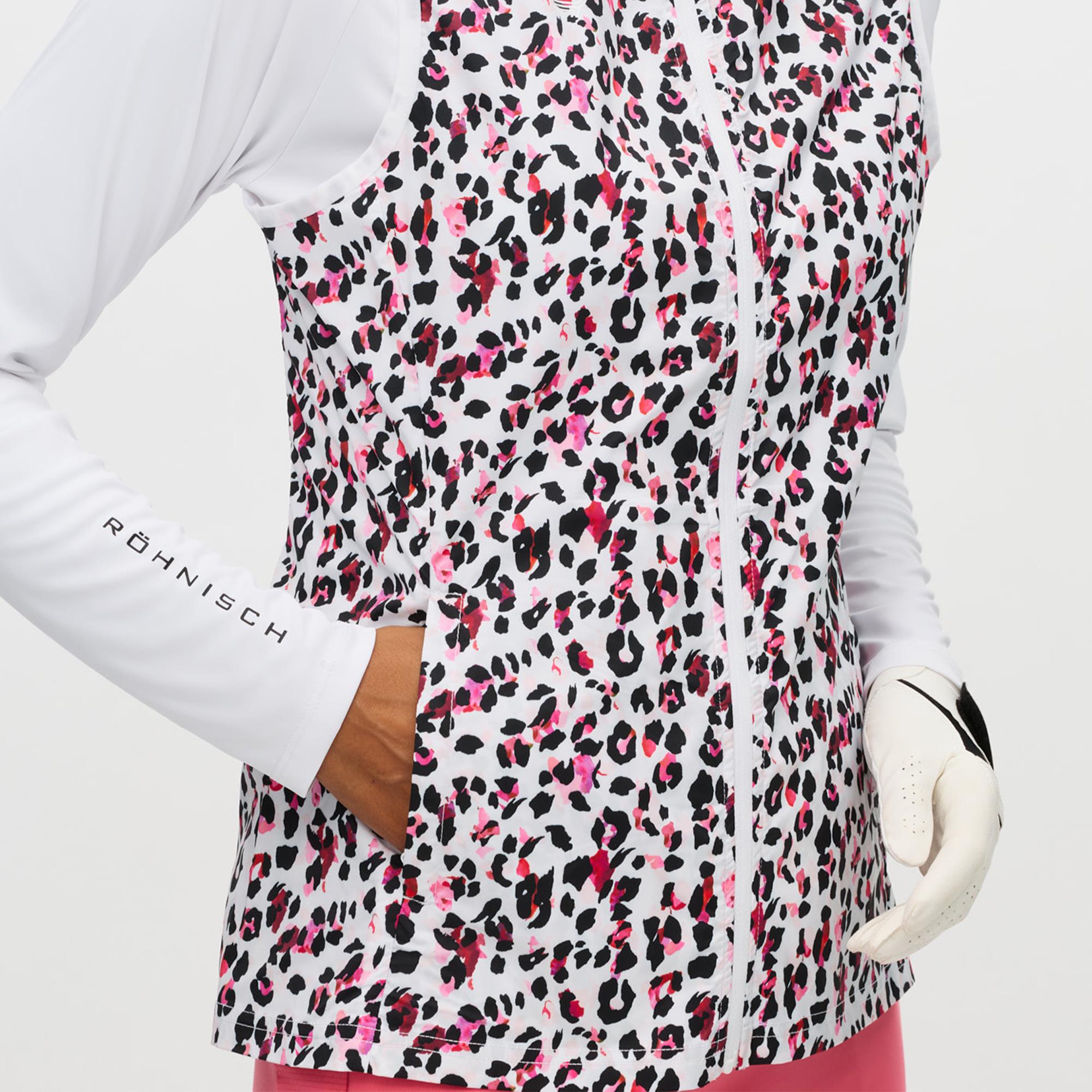 Rohnisch Packable Ultralight Ladies Golf Vest Leo Pink/Beet