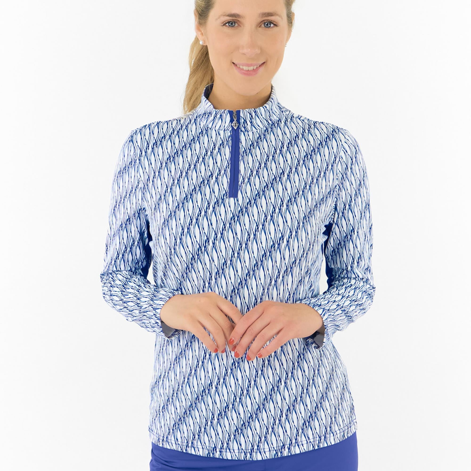 Pure Golf Balance Ladies Golf Mid Layer Tidal Wash