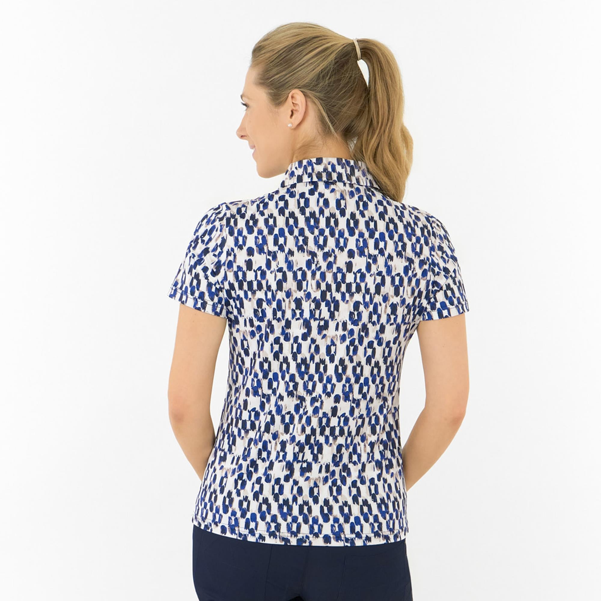 Pure Golf Amity Short Sleeve Ladies Golf Polo Shirt Sands Of Time