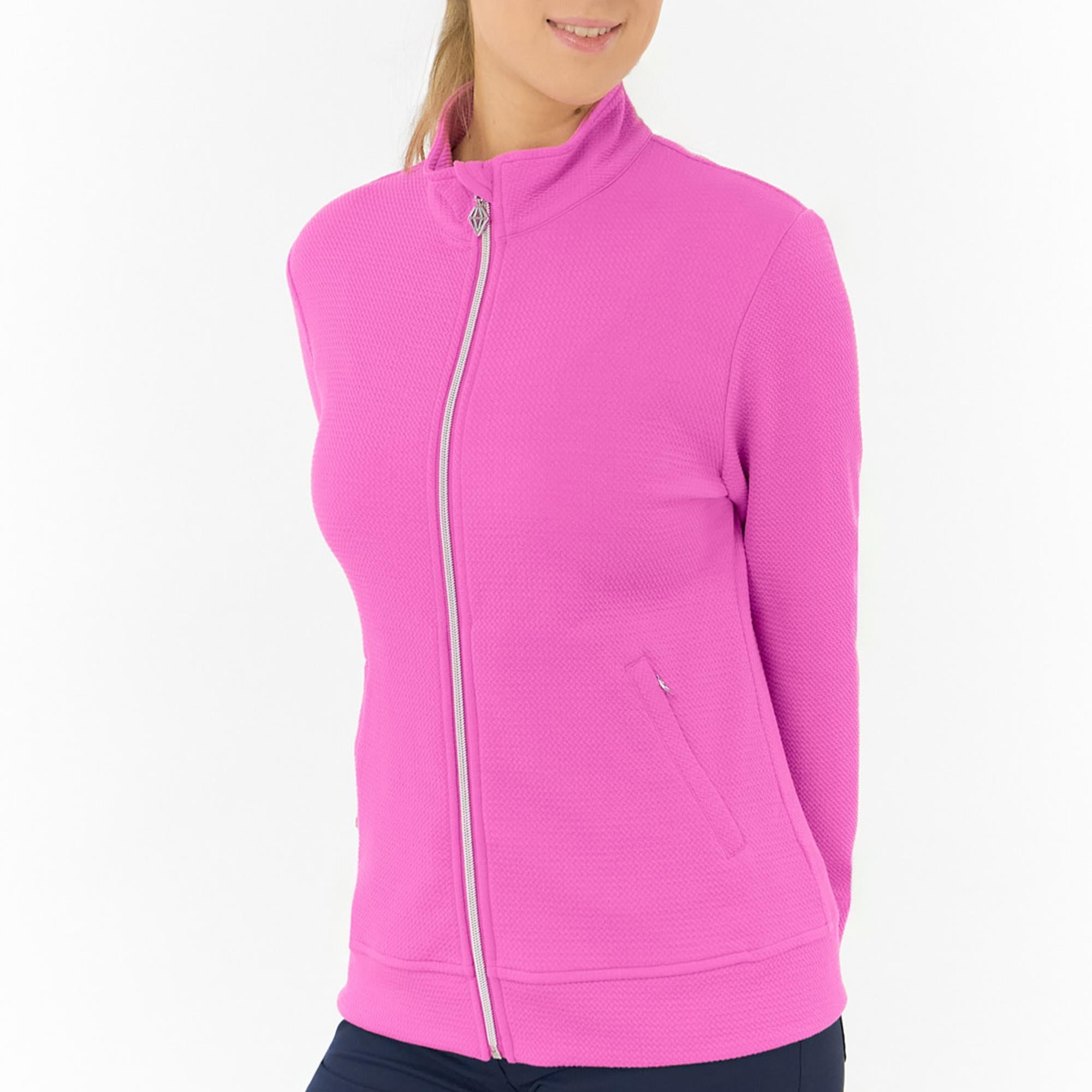 Pure Golf Priya Ladies Golf Mid Layer Azalea Pink