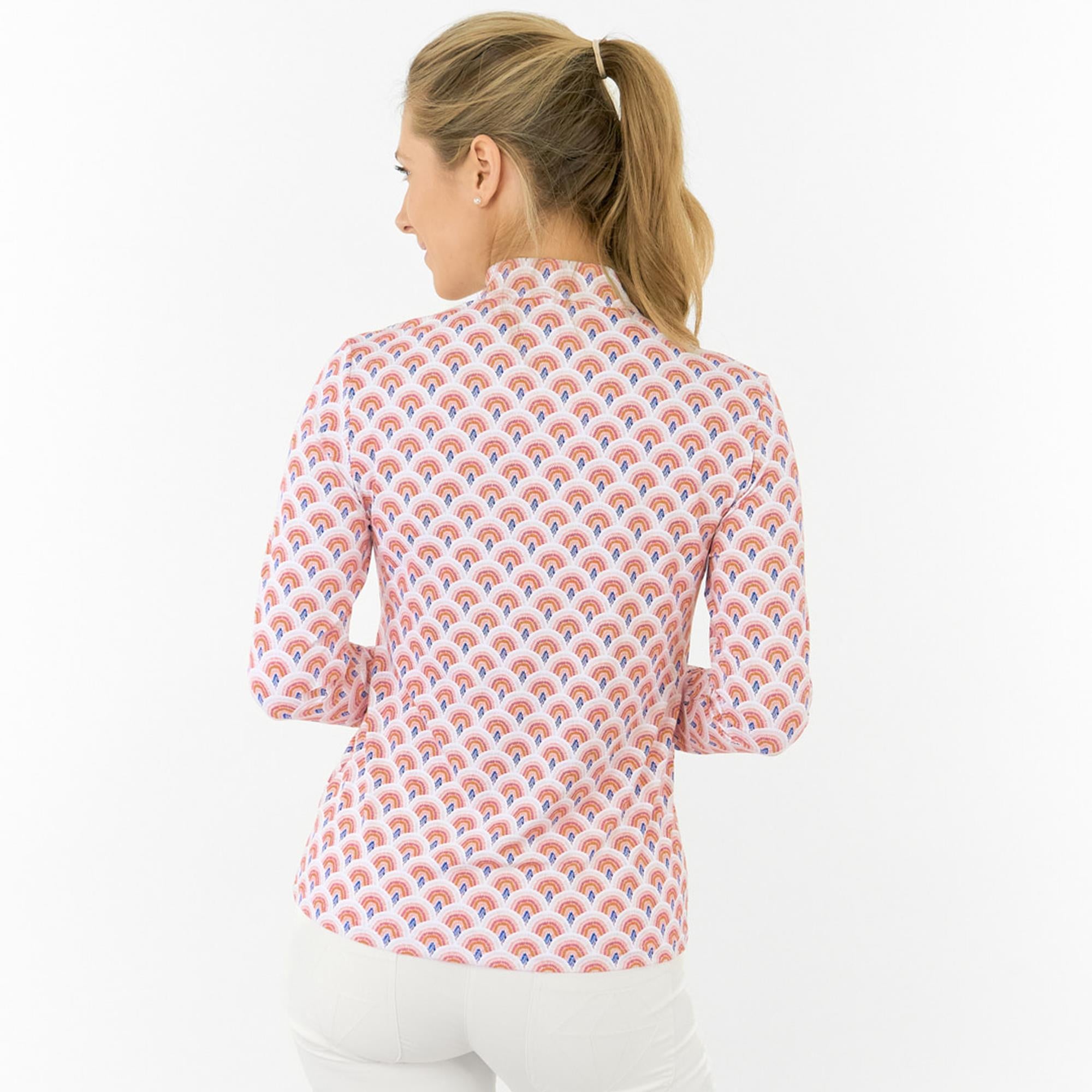 Pure Golf Serenity Ladies Golf Mid Layer Mediterranean Sunset