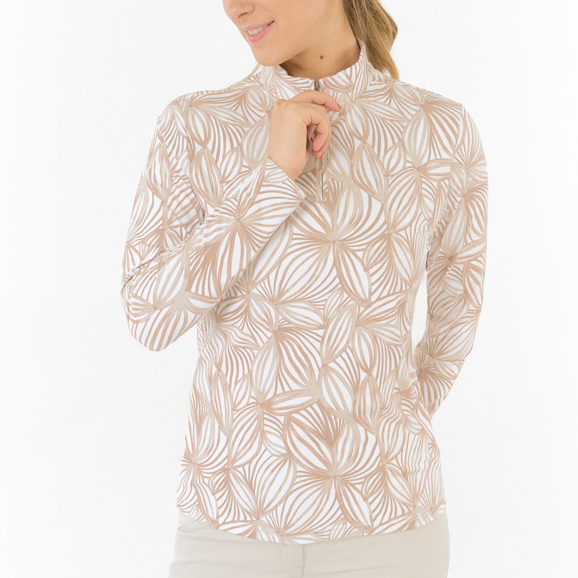 Pure Golf Serenity Ladies Golf Mid Layer Whitecap Whisper