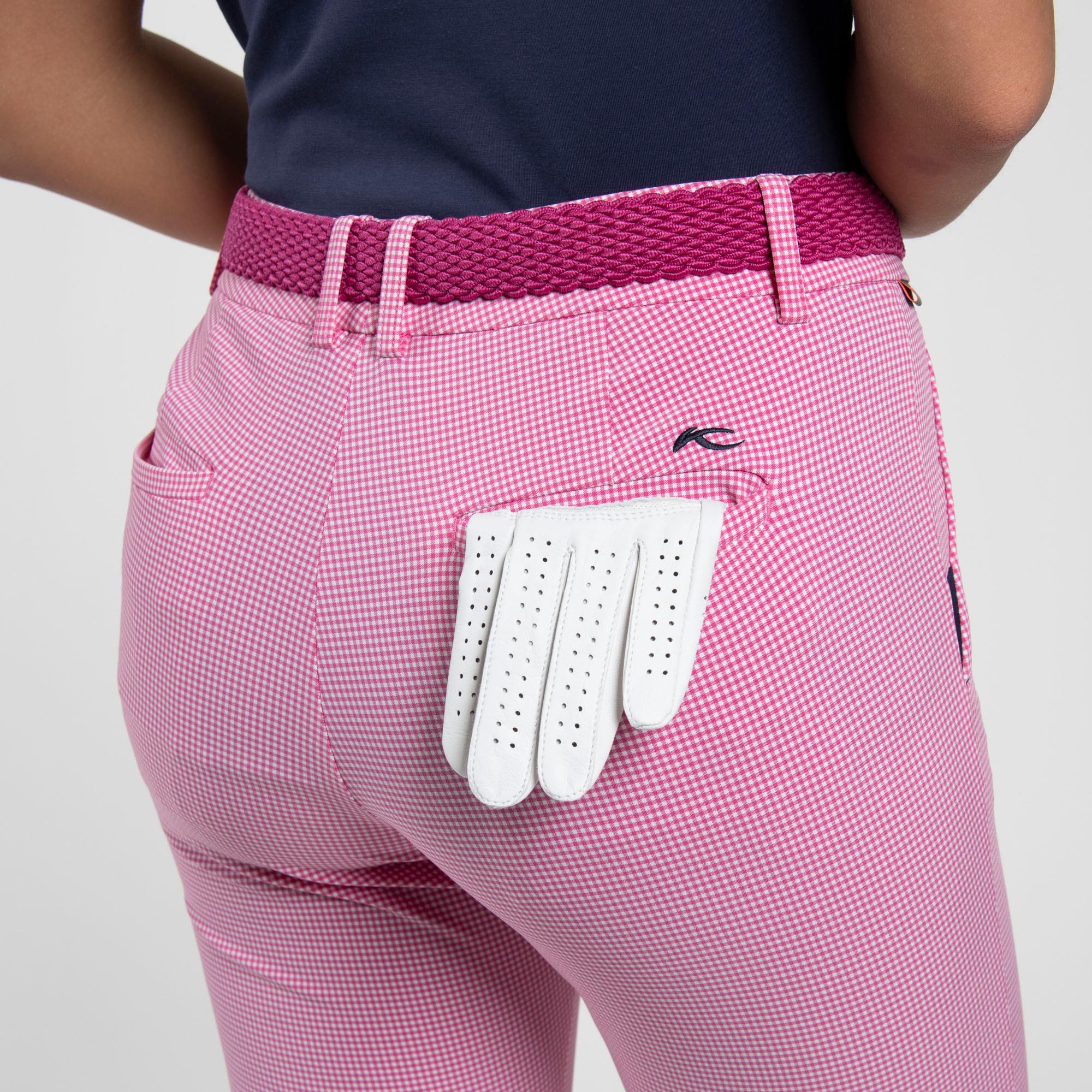 KJUS Ikala 7/8 Ladies Treggings Micro Gingham Peony/White