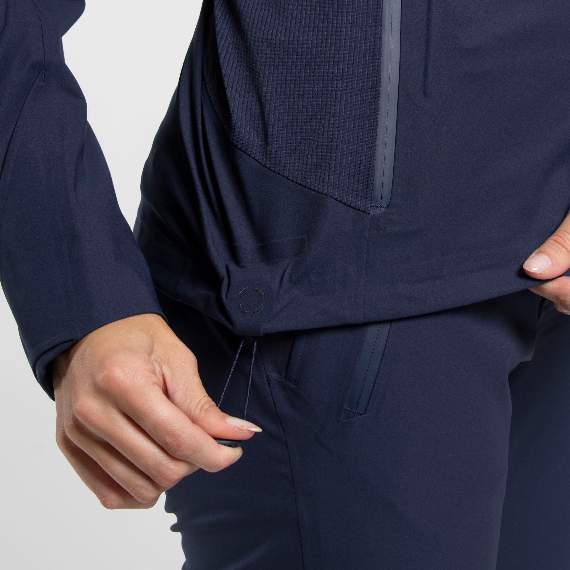 KJUS Pro 3L 3.0 Ladies Waterproof Golf Jacket Atlanta Blue