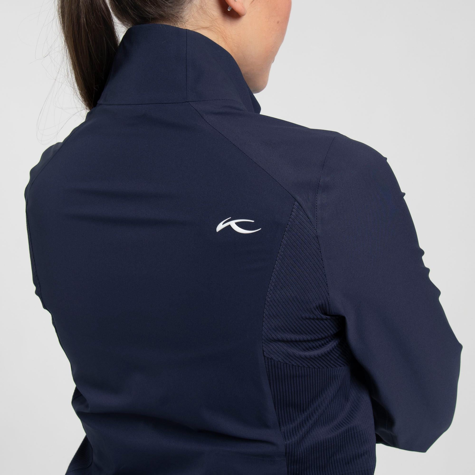 KJUS Pro 3L 3.0 Ladies Waterproof Golf Jacket Atlanta Blue