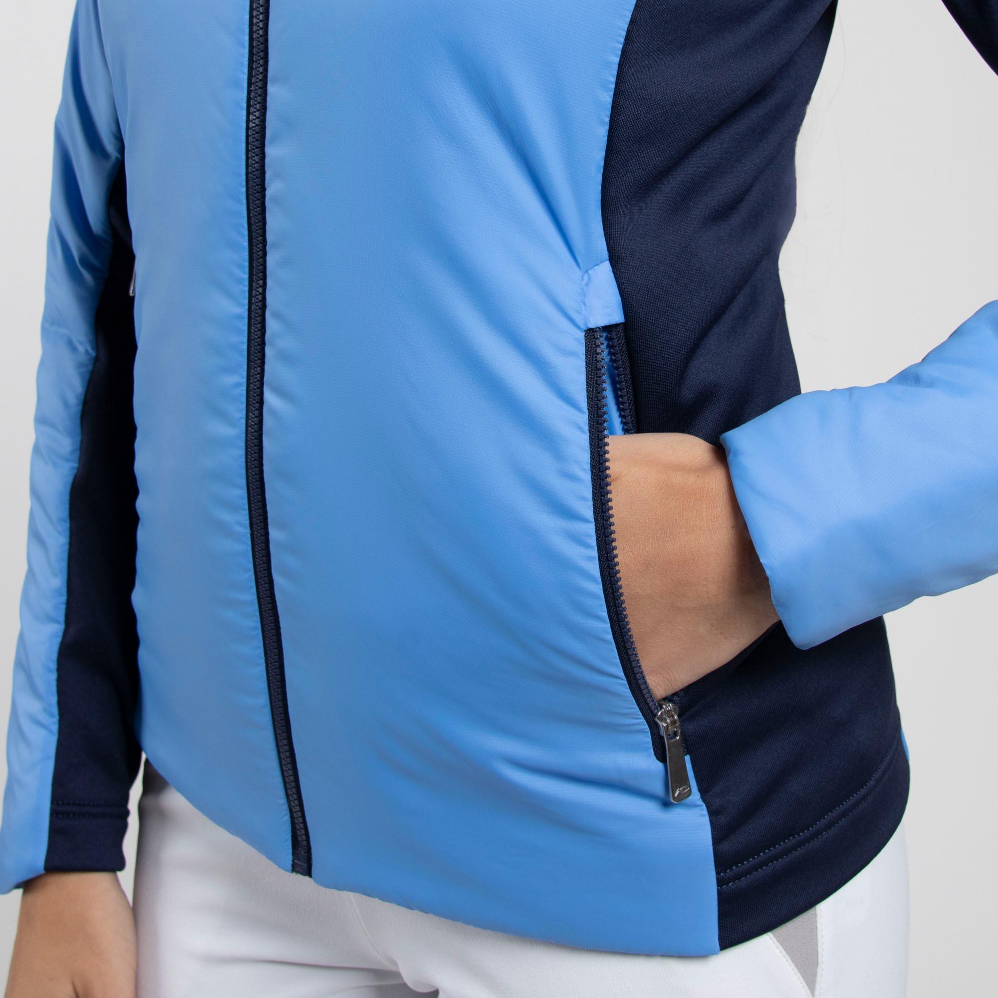 KJUS Radiation Ladies Insulated Windproof Golf Jacket Yonder/Atlanta Blue