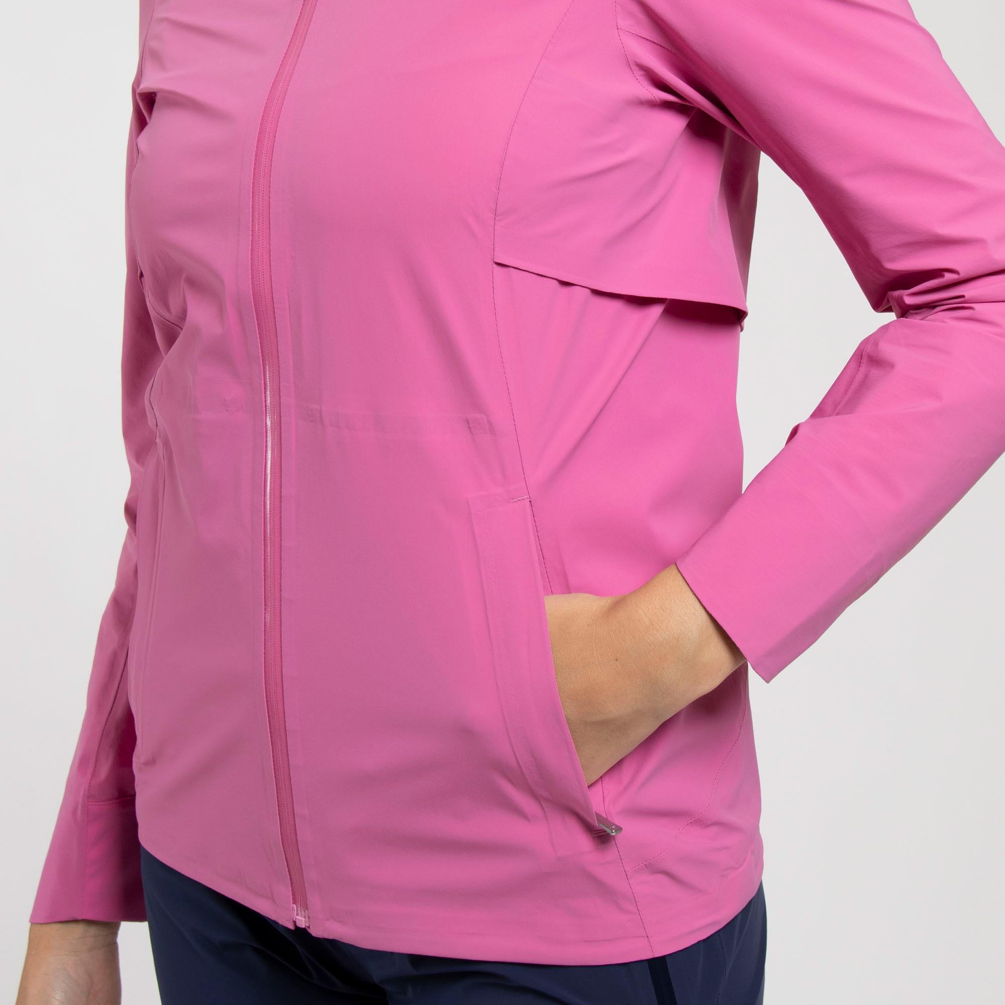 KJUS Rain Rescue 2.0 Ladies Waterproof Golf Jacket Peony