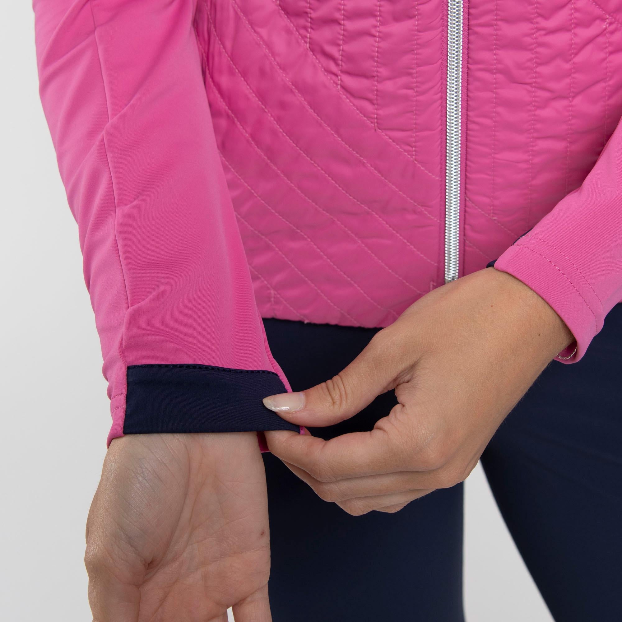 KJUS Retention Ladies Insulated Golf Jacket Peony
