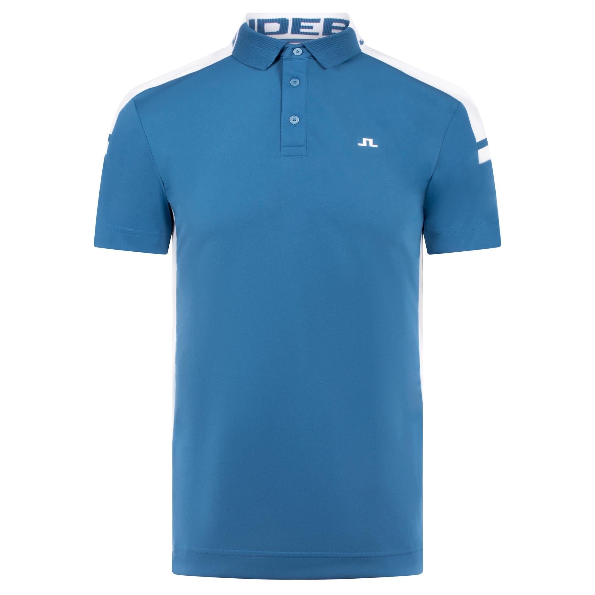 J Lindeberg Bo Mens Golf Polo Shirt Federal Blue
