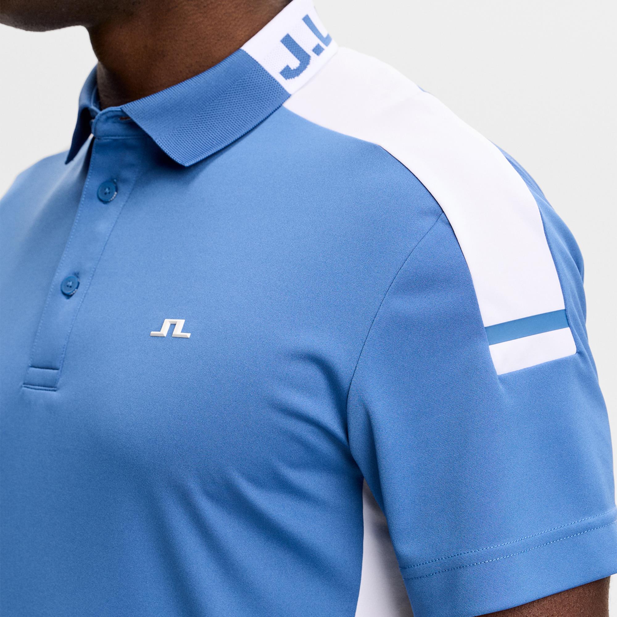 J Lindeberg Bo Mens Golf Polo Shirt Federal Blue