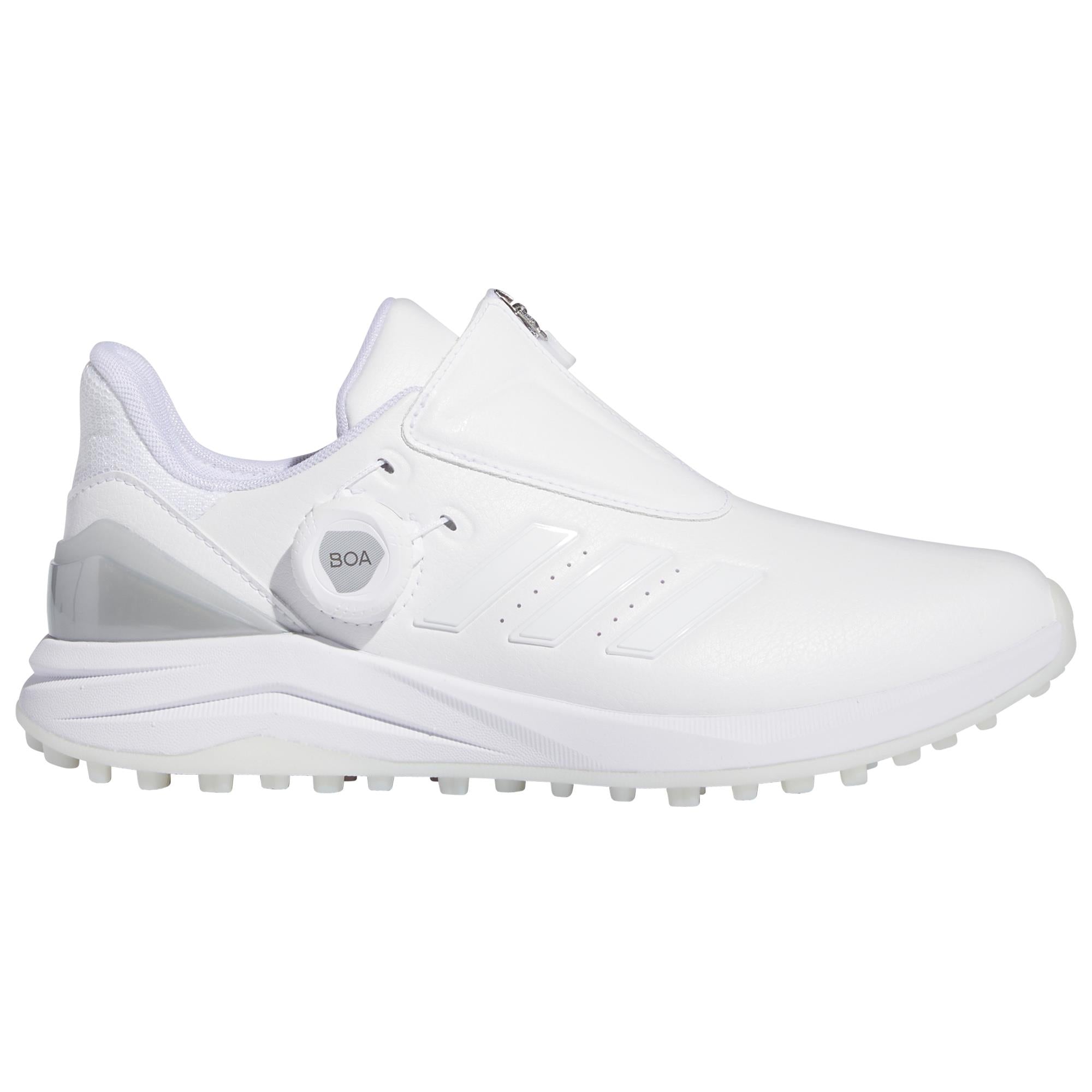 Adidas Solarmotion BOA 24 Ladies Golf Shoe White/Silver Metallic