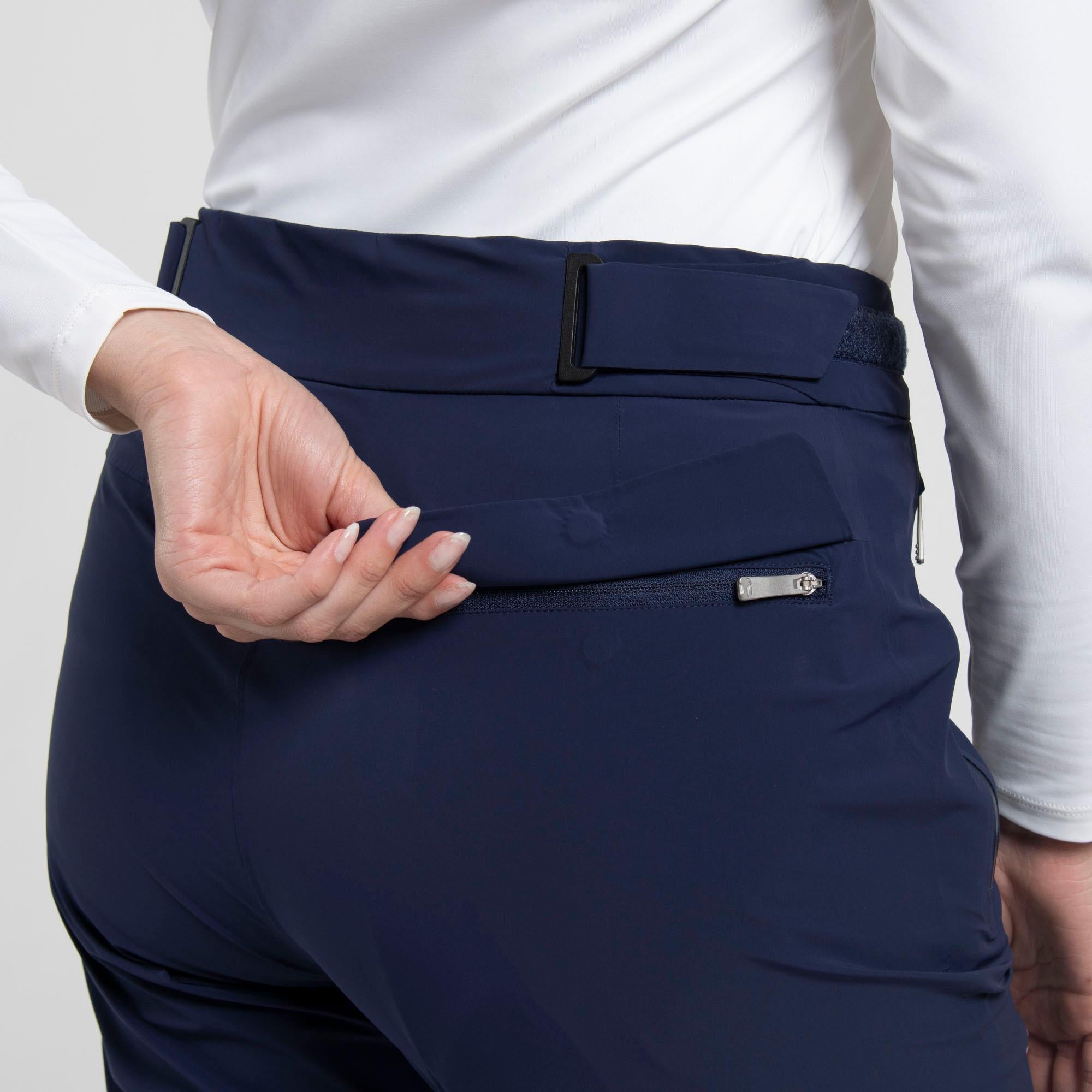 KJUS Rain Rescue 2.0L Ladies Waterproof Golf Trousers Atlanta Blue