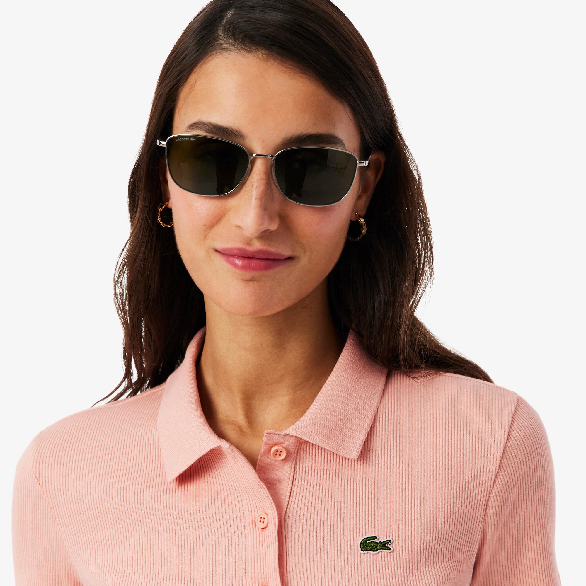 Ladies Lacoste L.12.D Slim Fit Ribbed Cotton Polo Shirt Miami