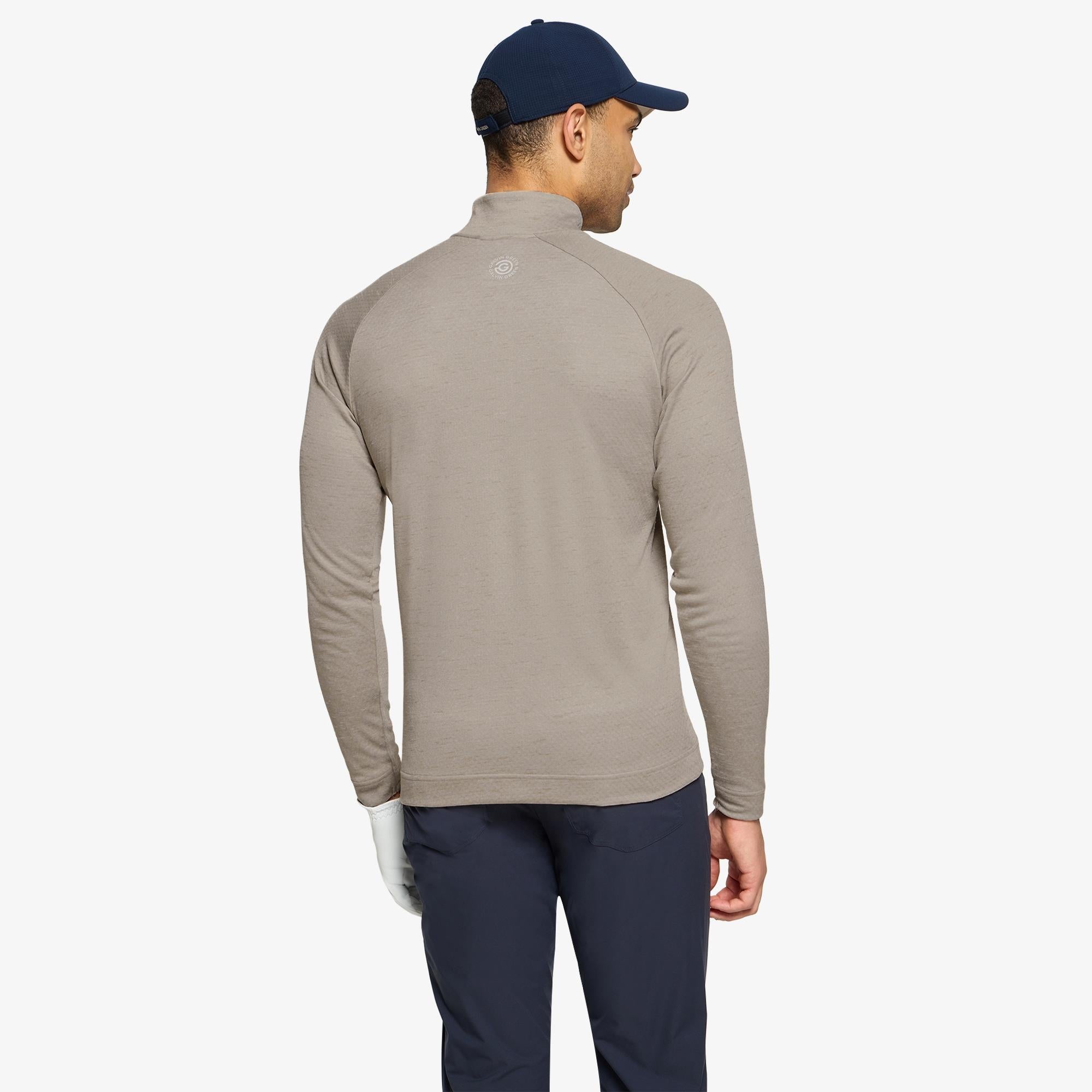 Galvin Green Dion Insula Mens Golf Mid Layer Sand Melange