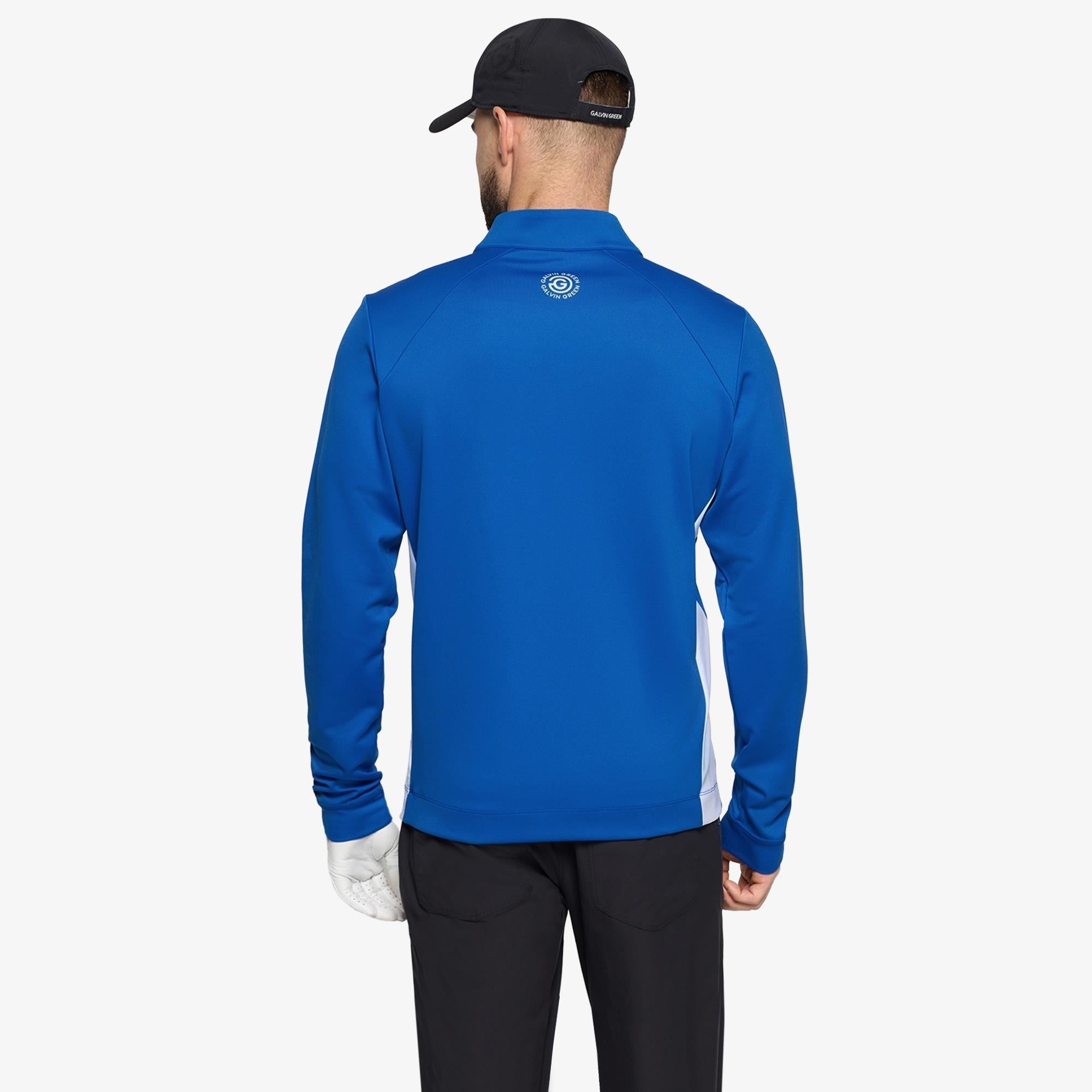 Galvin Green Don Insula Mens Golf Mid Layer Royal Blue/White