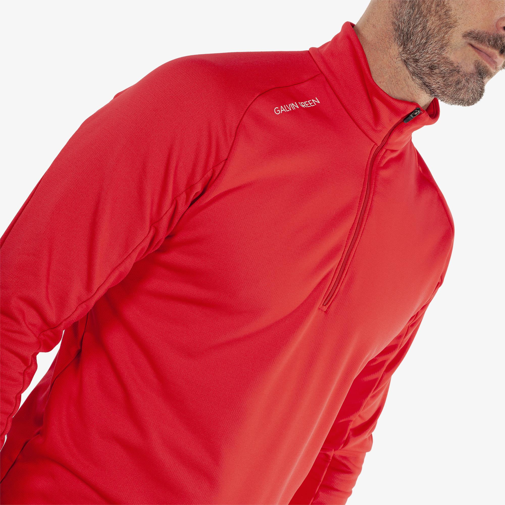 Galvin Green Drake Insula Mens Golf Mid Layer Red