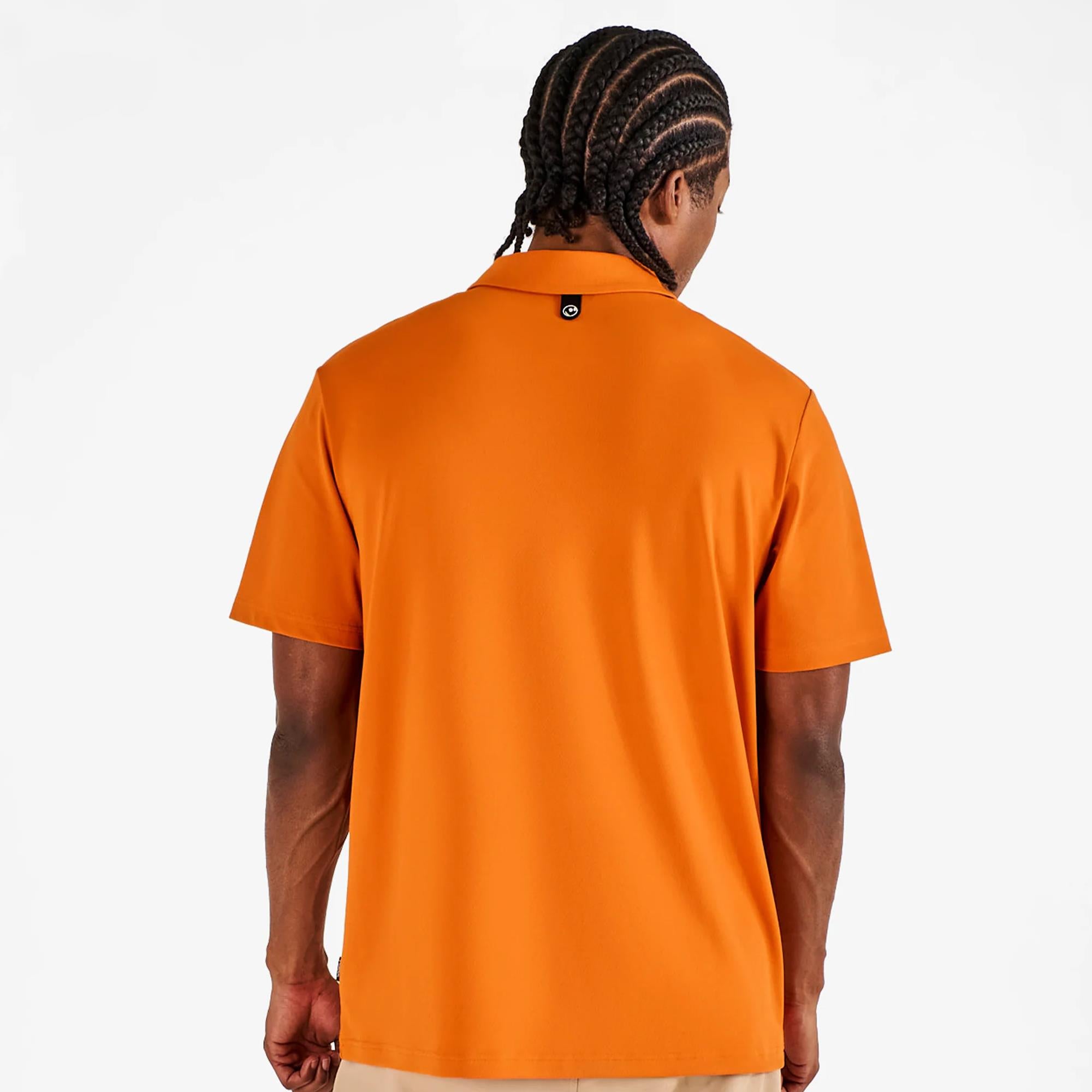 Malbon Golf Fairway Polo Marmalade