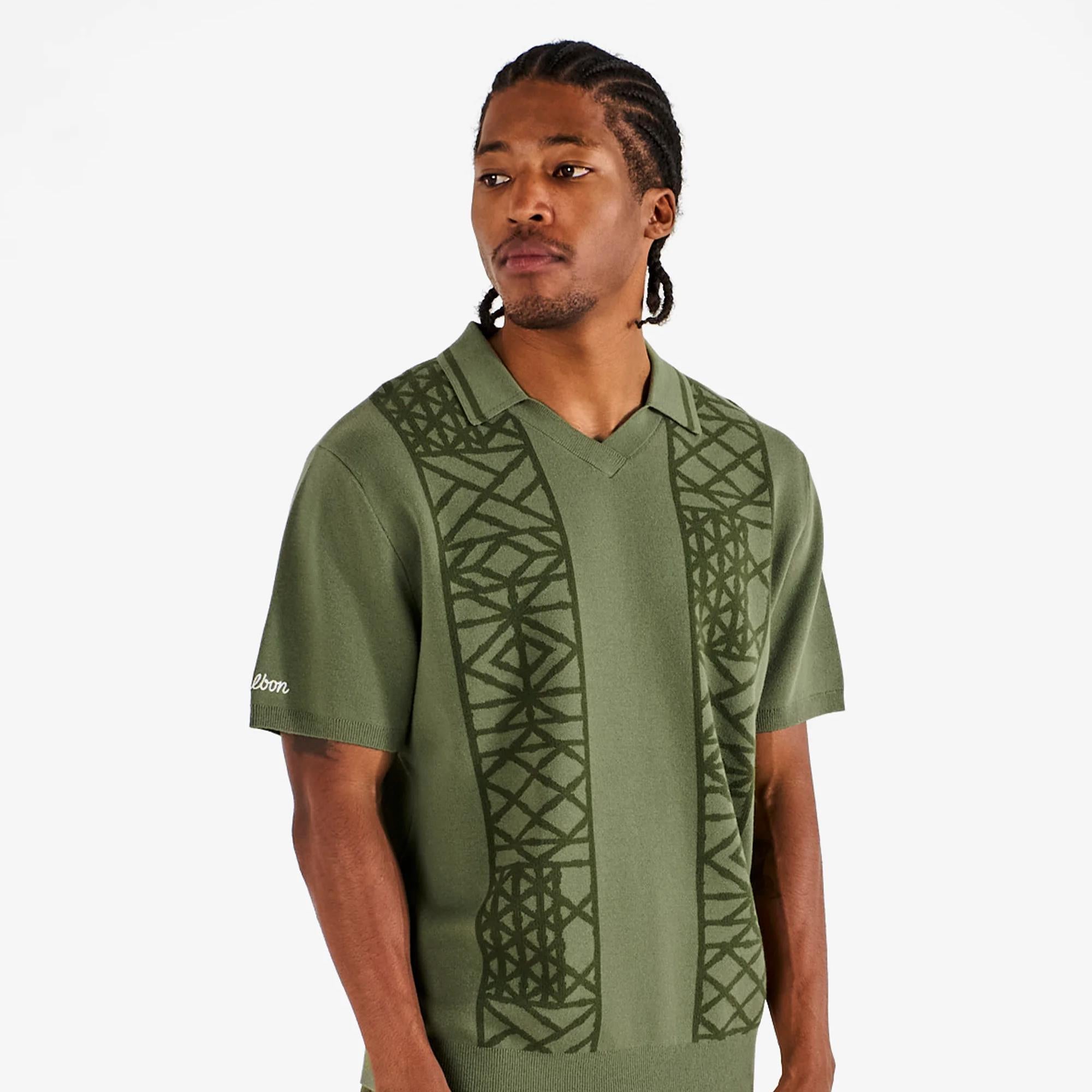 Malbon Golf Habana Polo Olivine