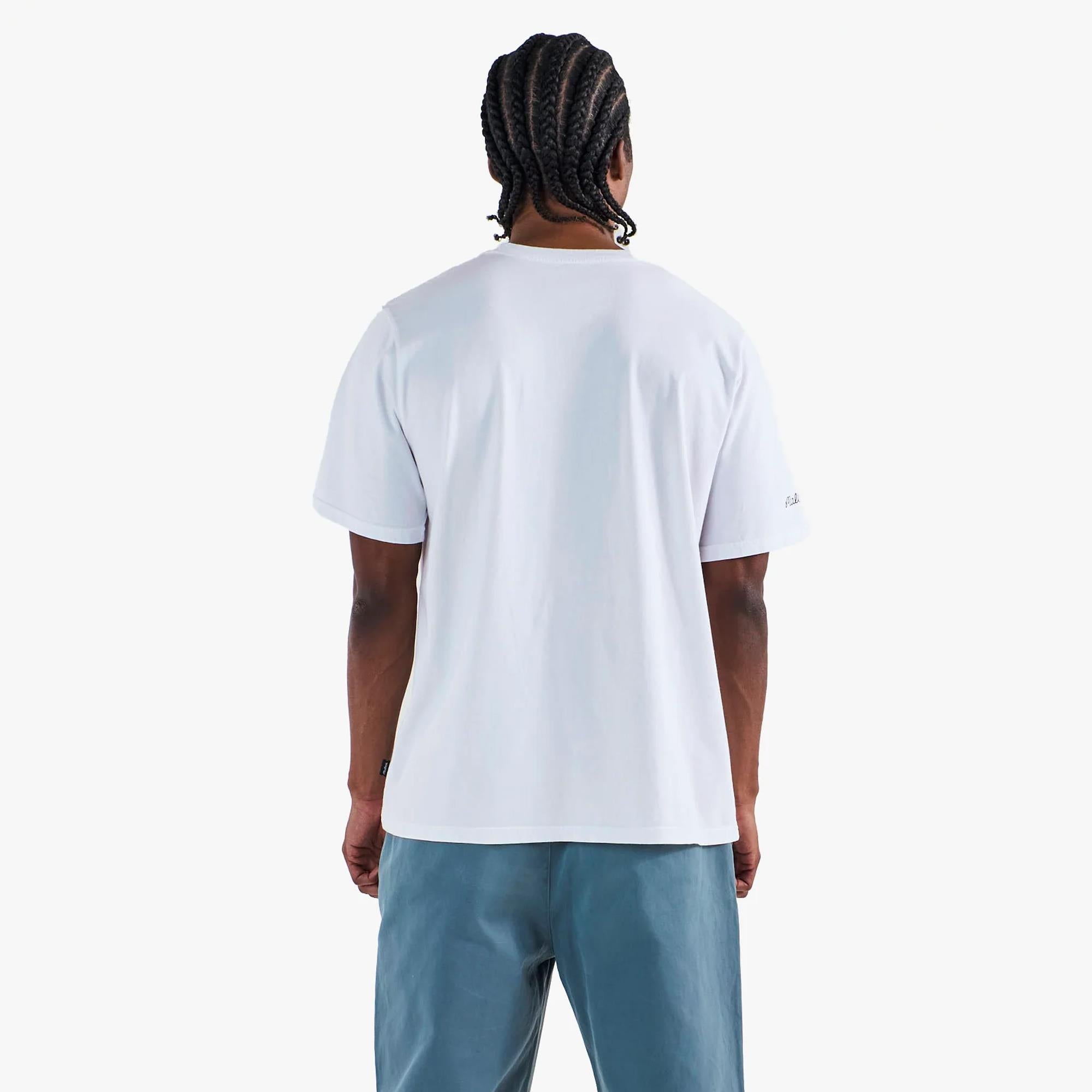 Malbon Golf Icons Bermuda Tee White