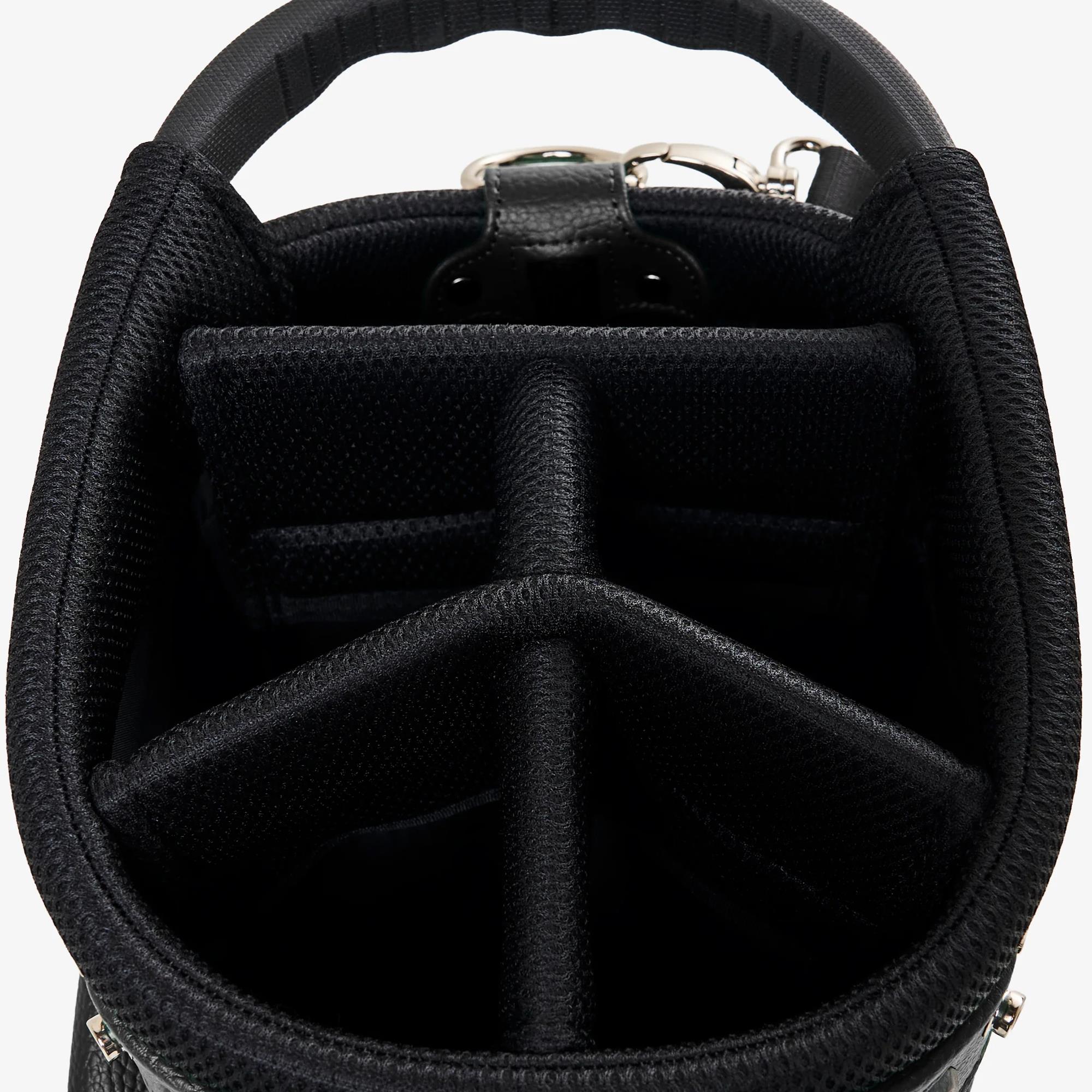 Malbon Golf Icons Cart Bag Black