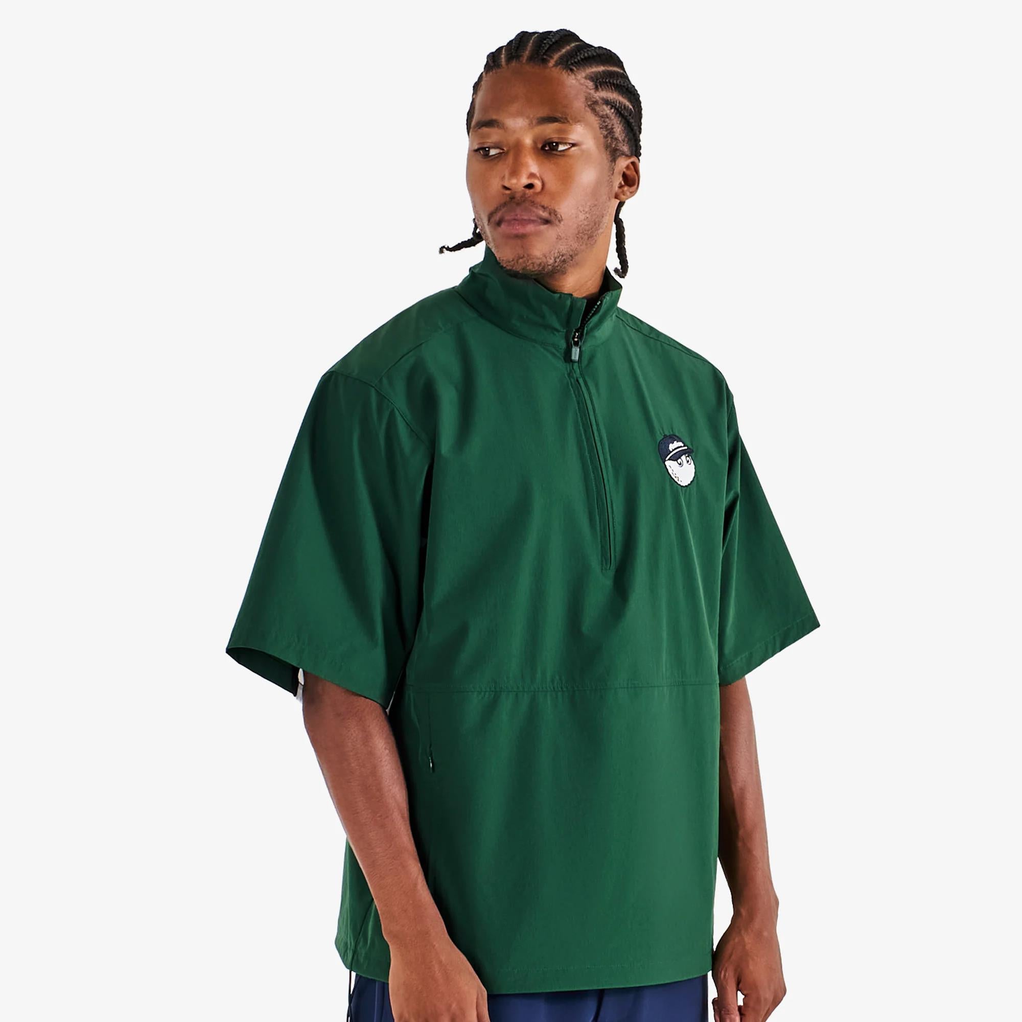 Malbon Golf Icons Pine Windshirt Forest