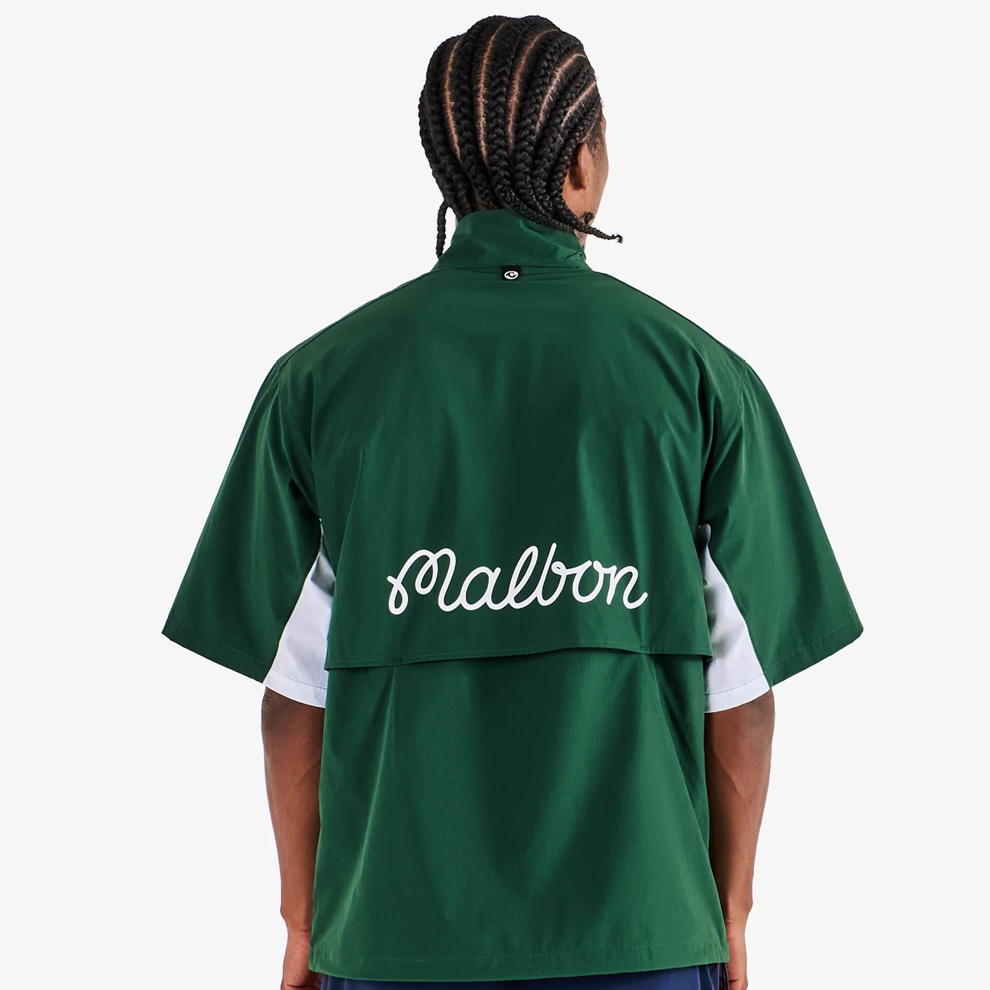 Malbon Golf Icons Pine Windshirt Forest