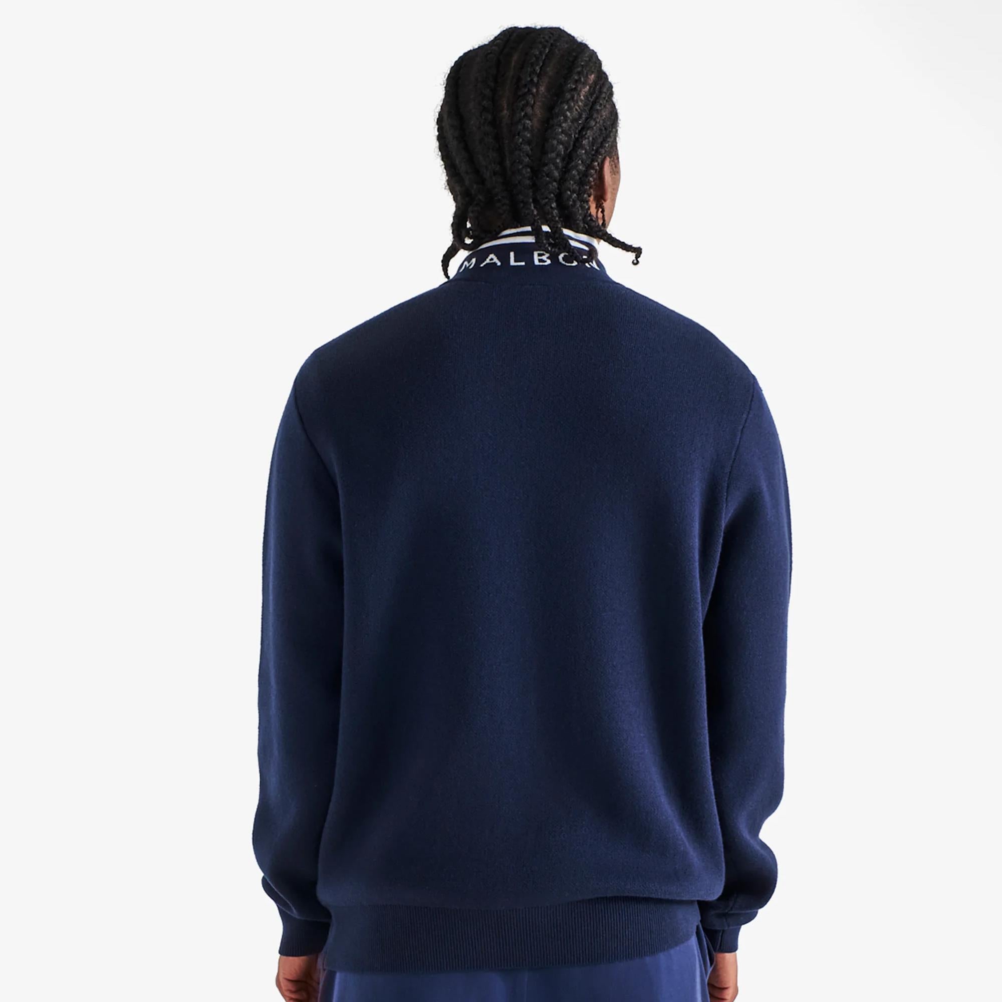 Malbon Golf Icons Sorrel Sweater Navy
