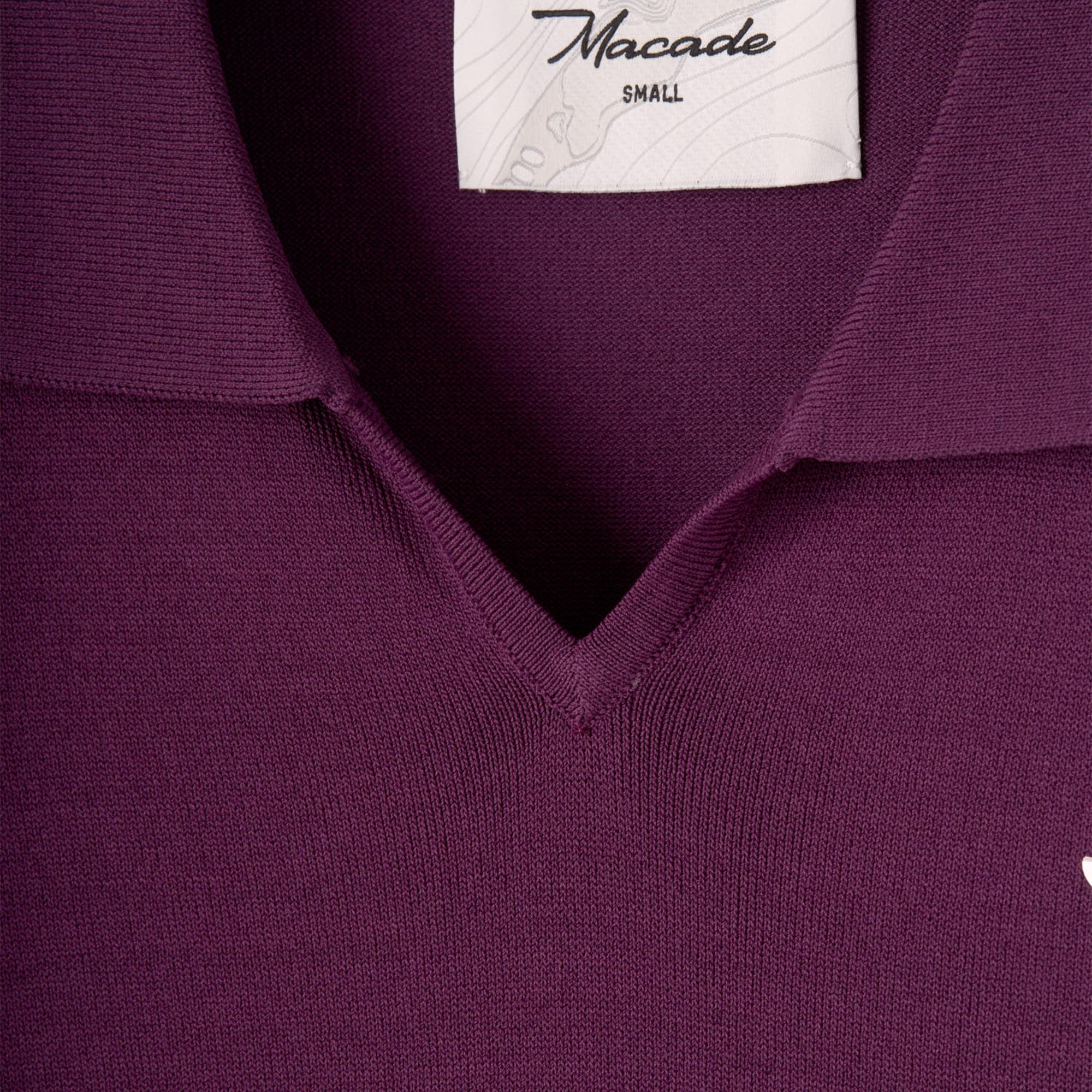 Macade Golf  Vera Cropped Ladies Golf Polo Shirt Mauve