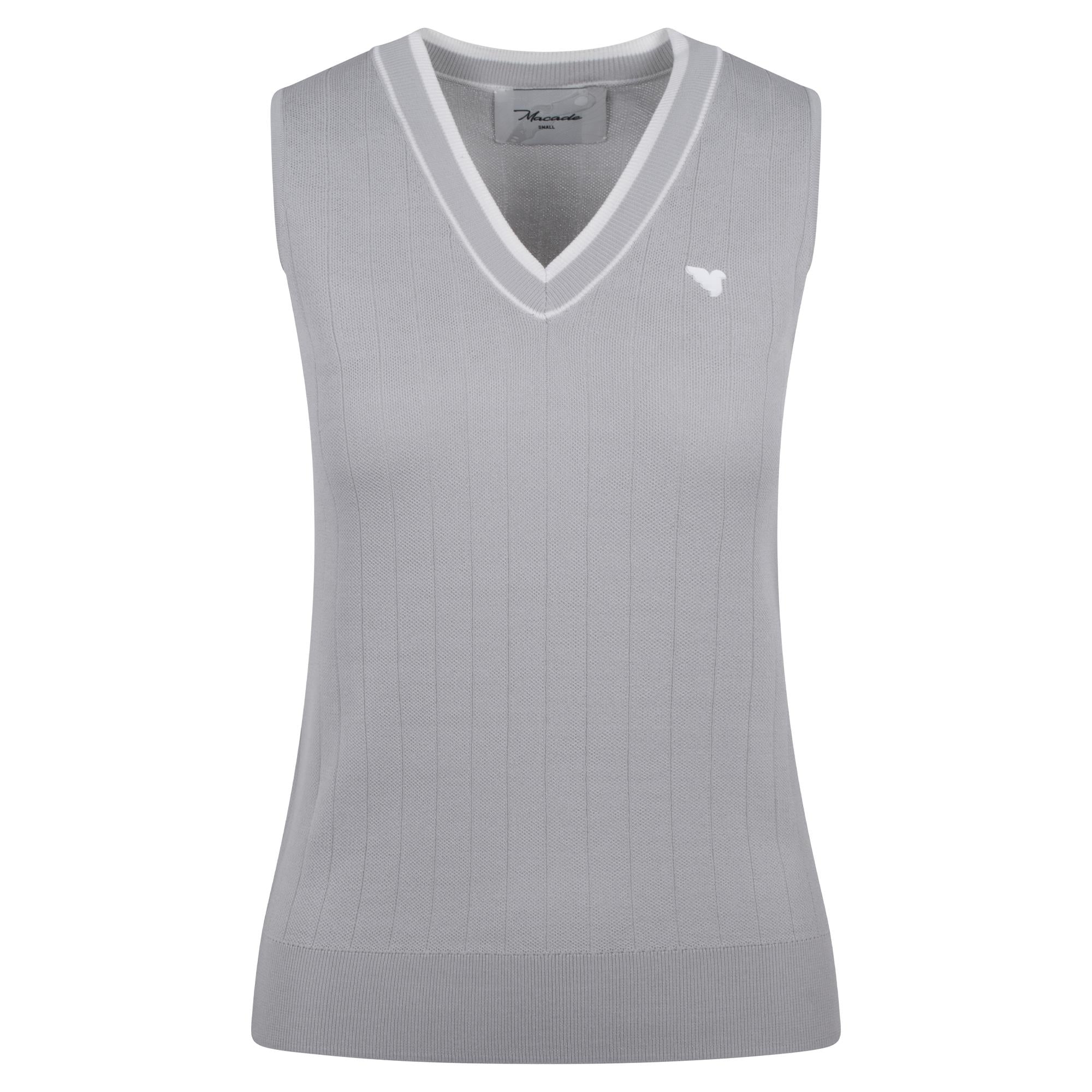 Macade Golf Ana Sleeveless V-Neck Ladies Golf Slipover Dust