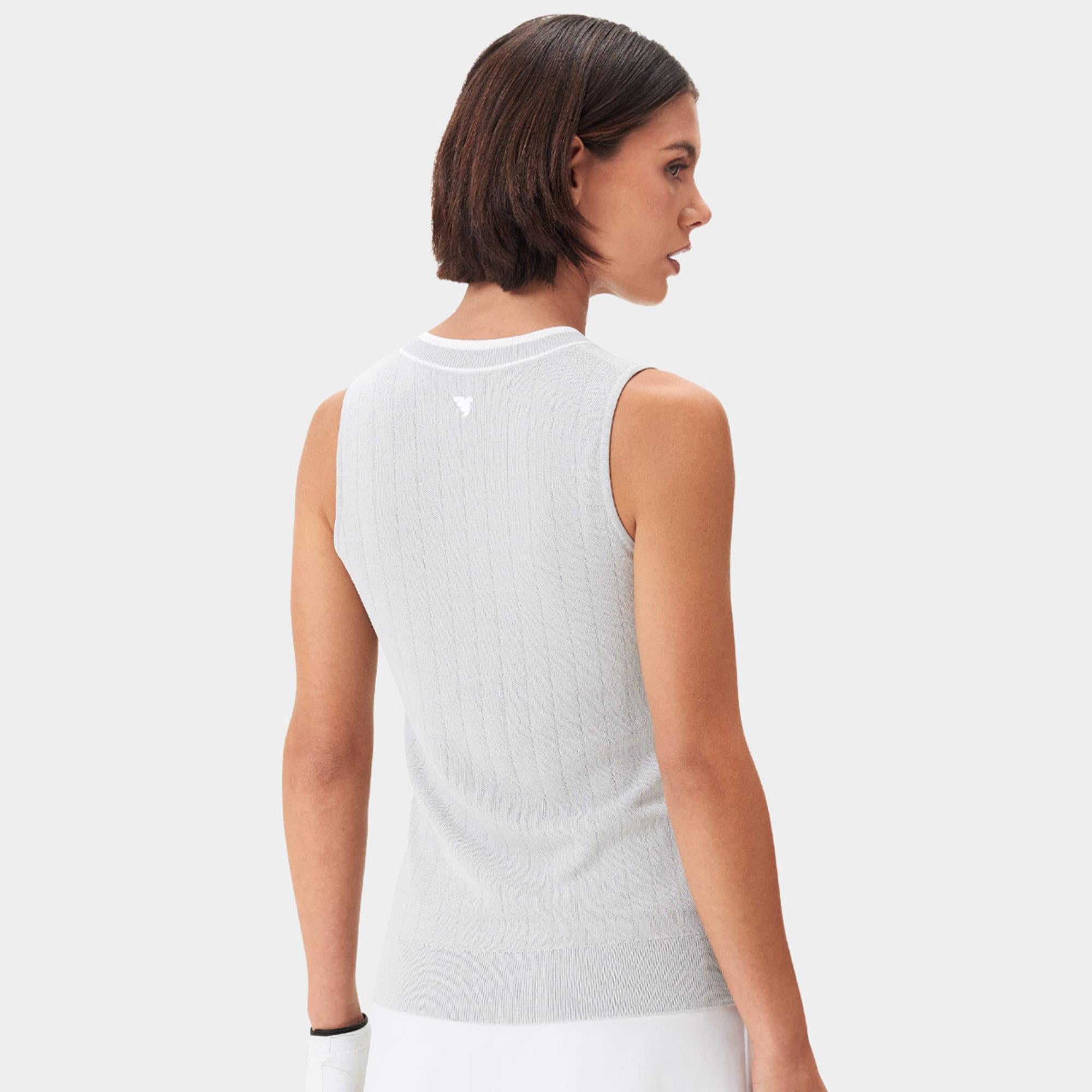 Macade Golf Ana Sleeveless V-Neck Ladies Golf Slipover Dust