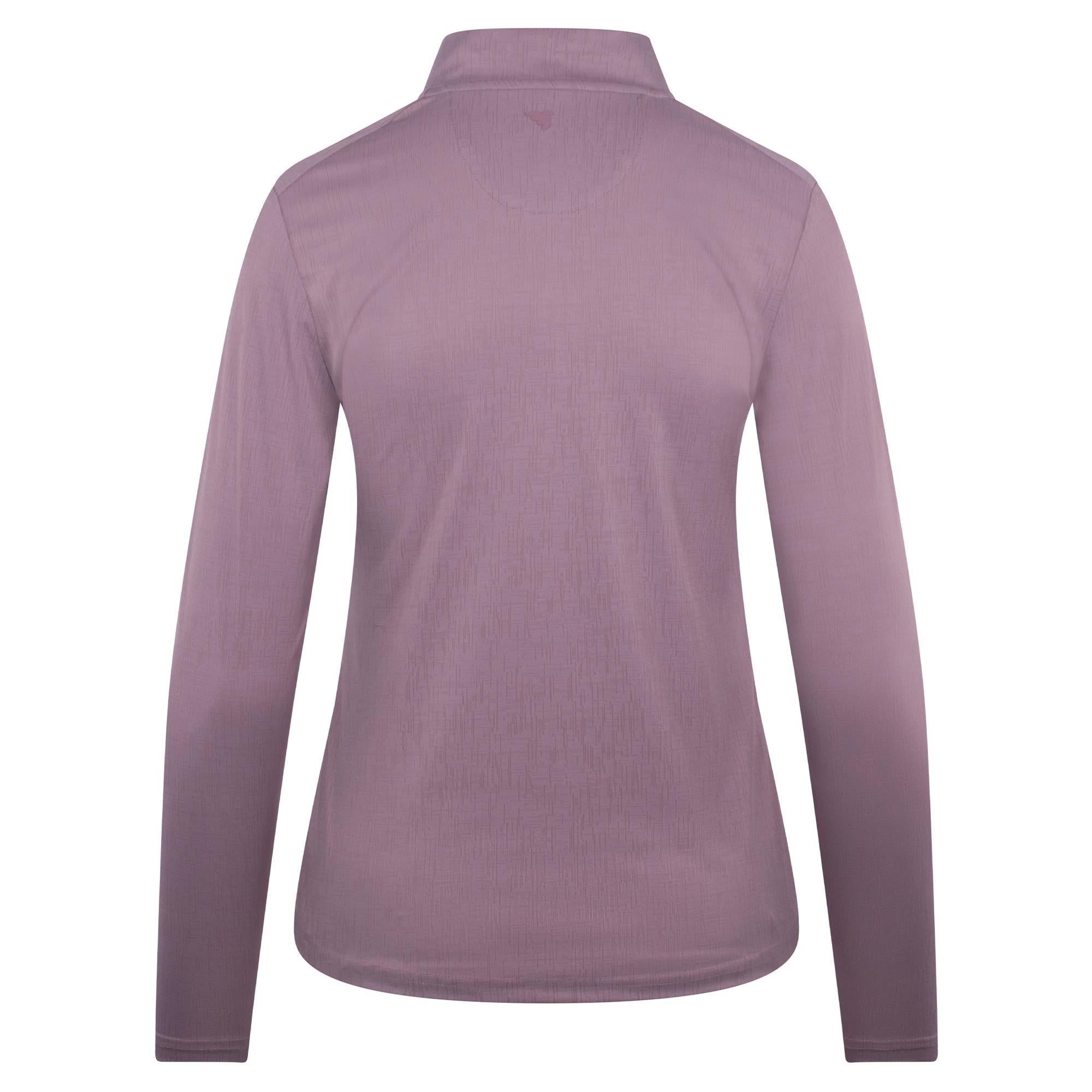 Macade Golf Dawn Long Sleeve Ladies Bomber Shirt Mauve