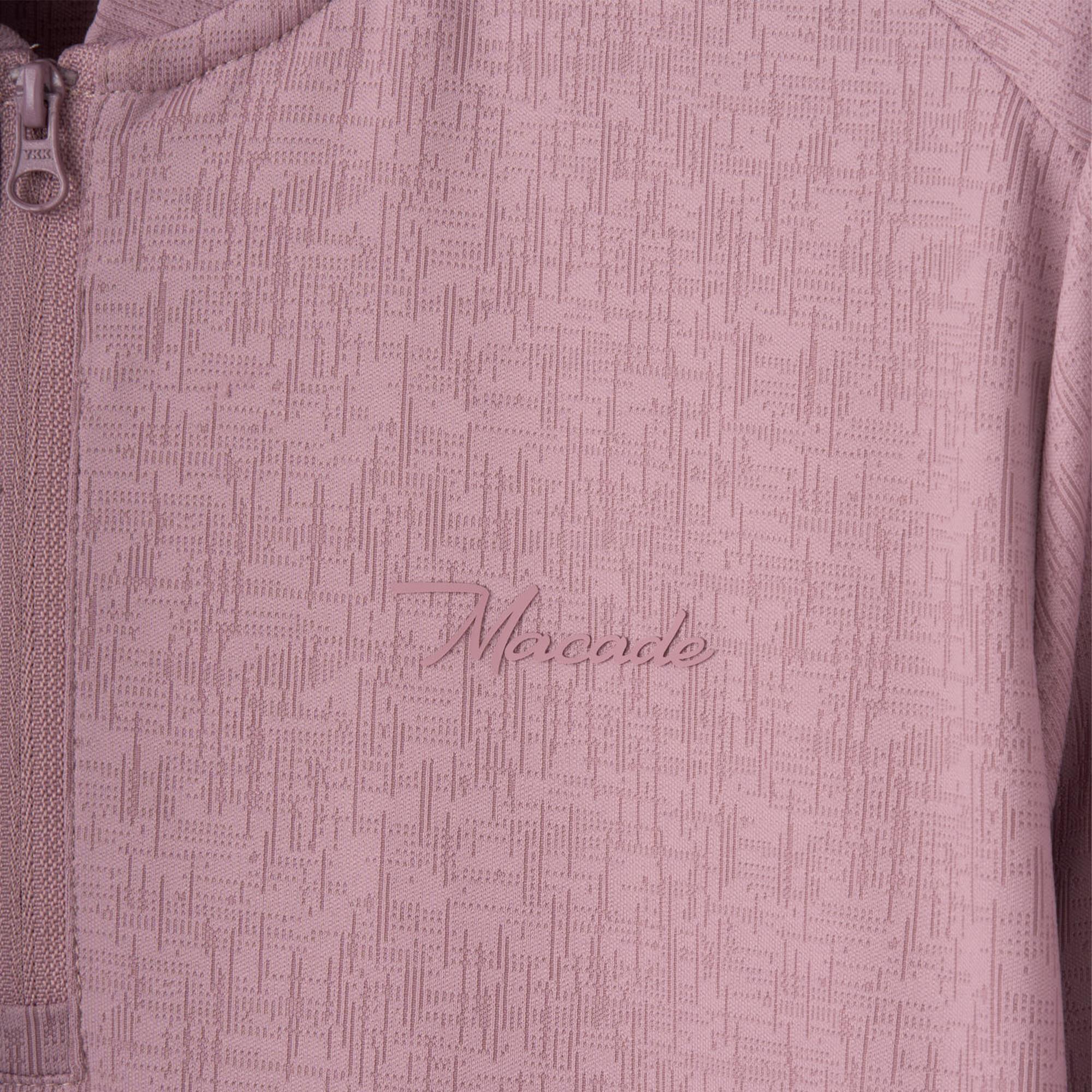 Macade Golf Dawn Long Sleeve Ladies Bomber Shirt Mauve