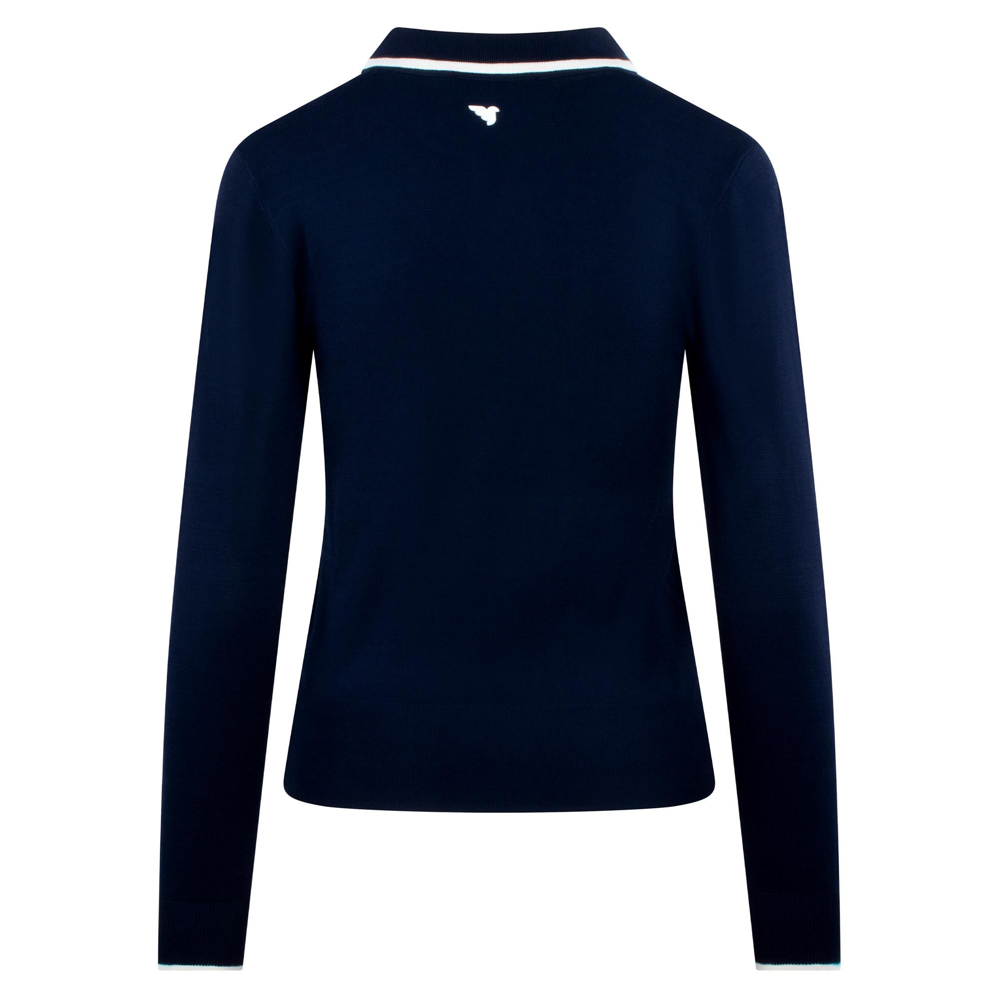 Macade Golf Ella Knit Ladies Golf Top Dark Blue