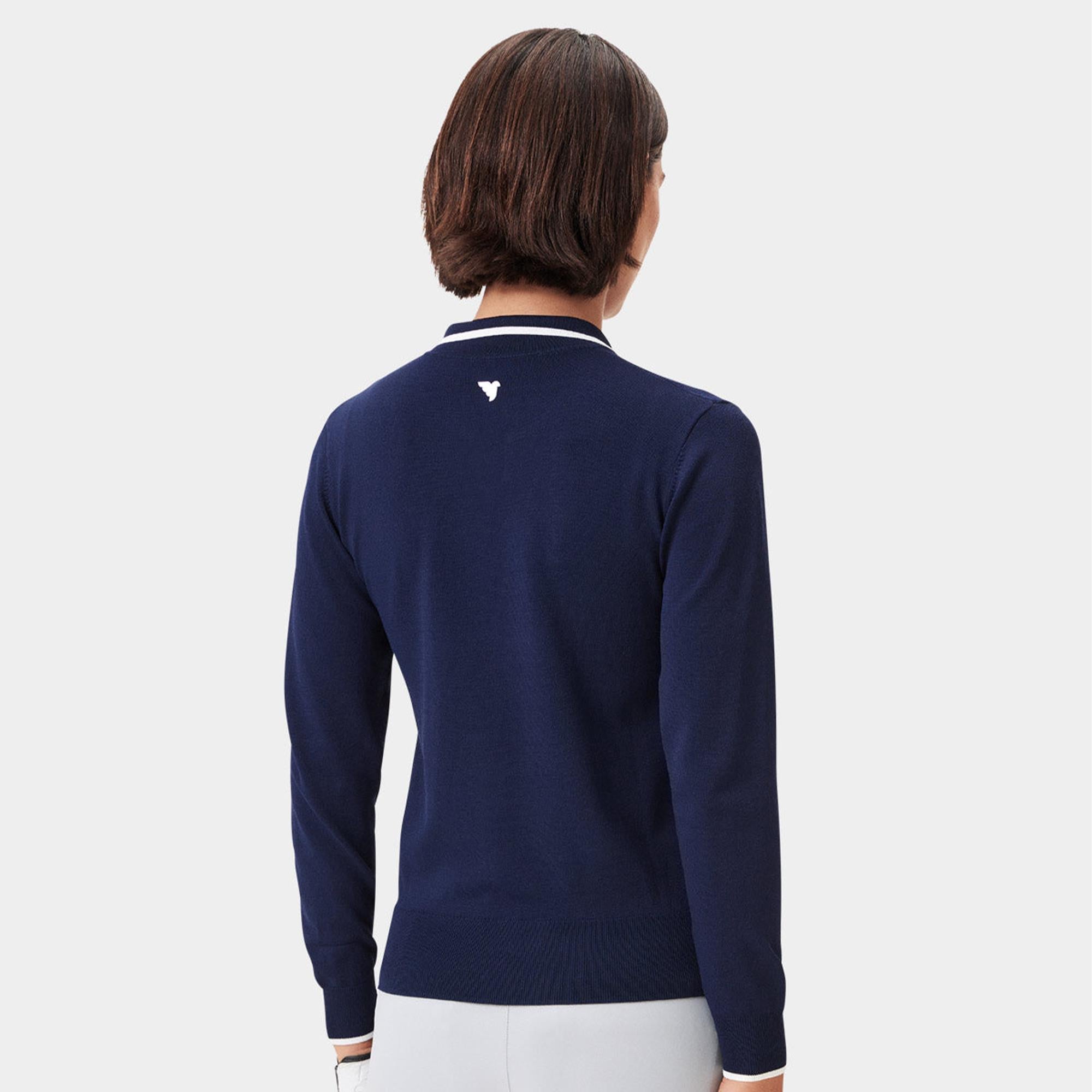 Macade Golf Ella Knit Ladies Golf Top Dark Blue