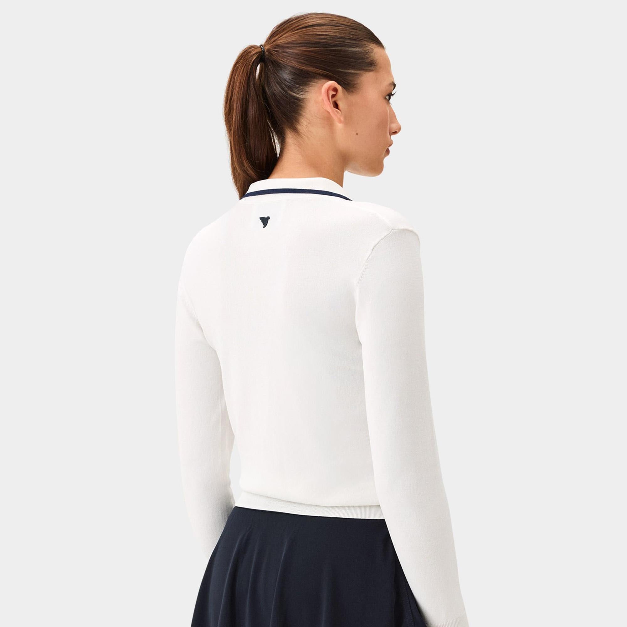Macade Golf Ella Knit Ladies Golf Top White