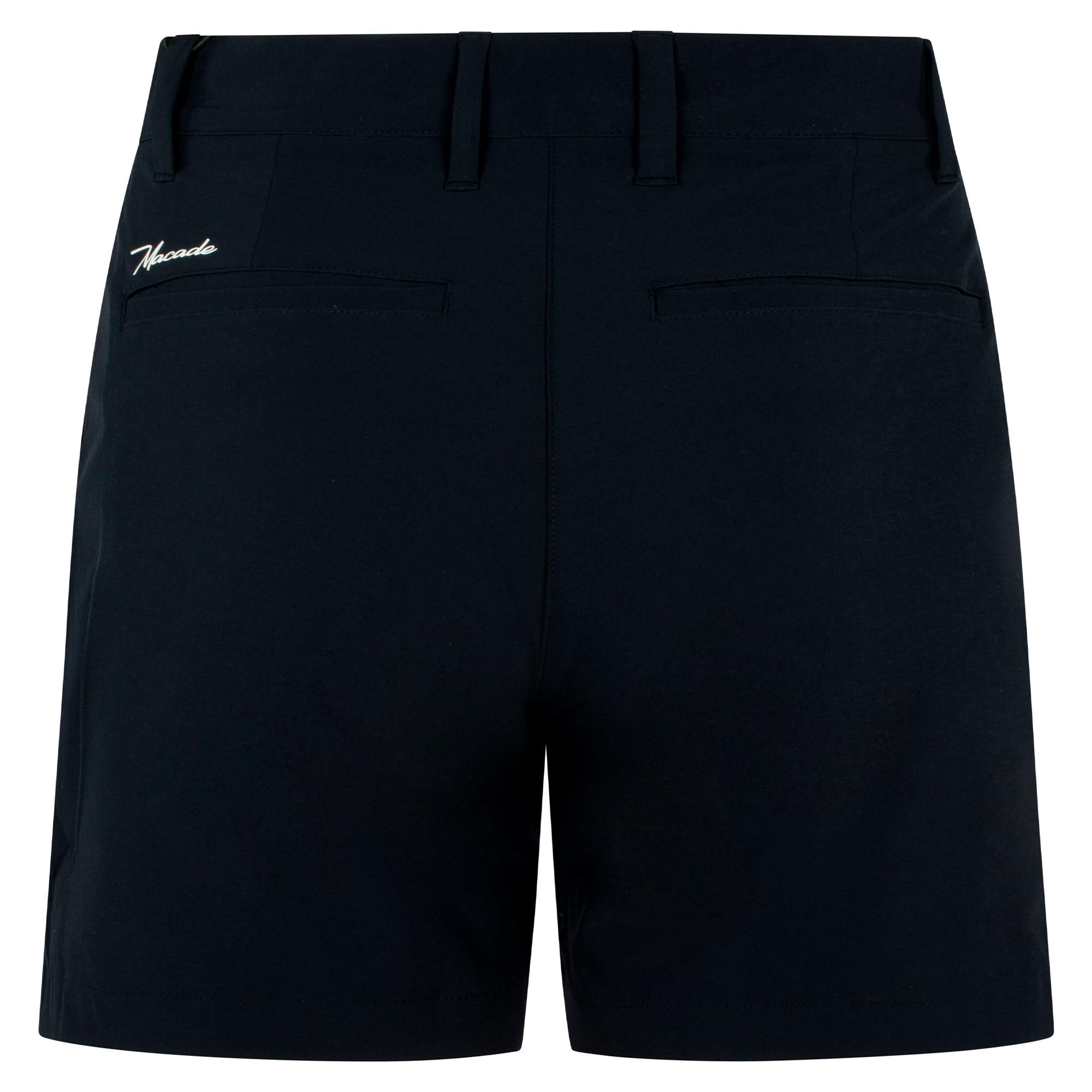Macade Golf Flex Ladies Golf Shorts Black Regular