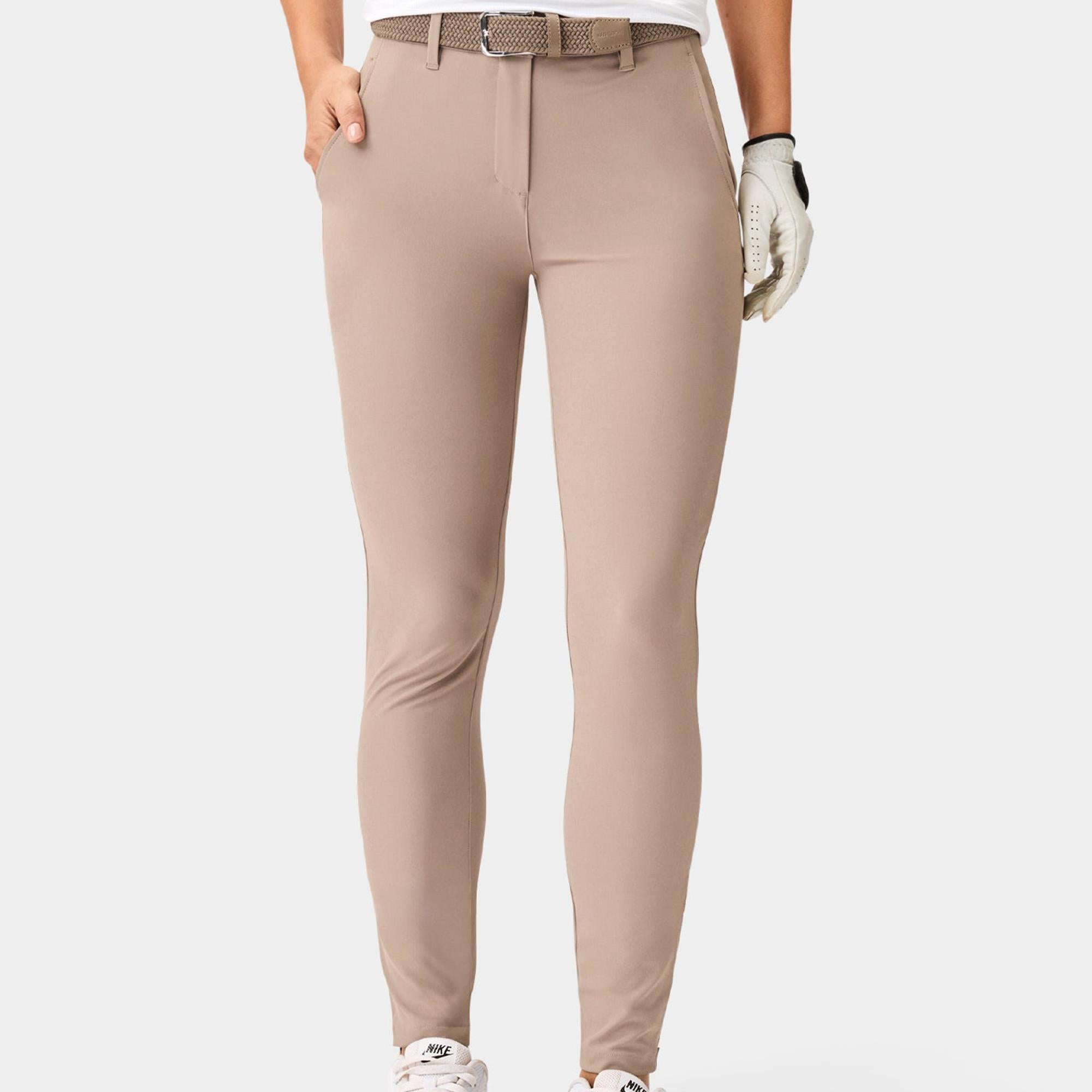 Macade Golf Four-Way Stretch Ladies Golf Jogger Ash Brown 29 Inch Leg