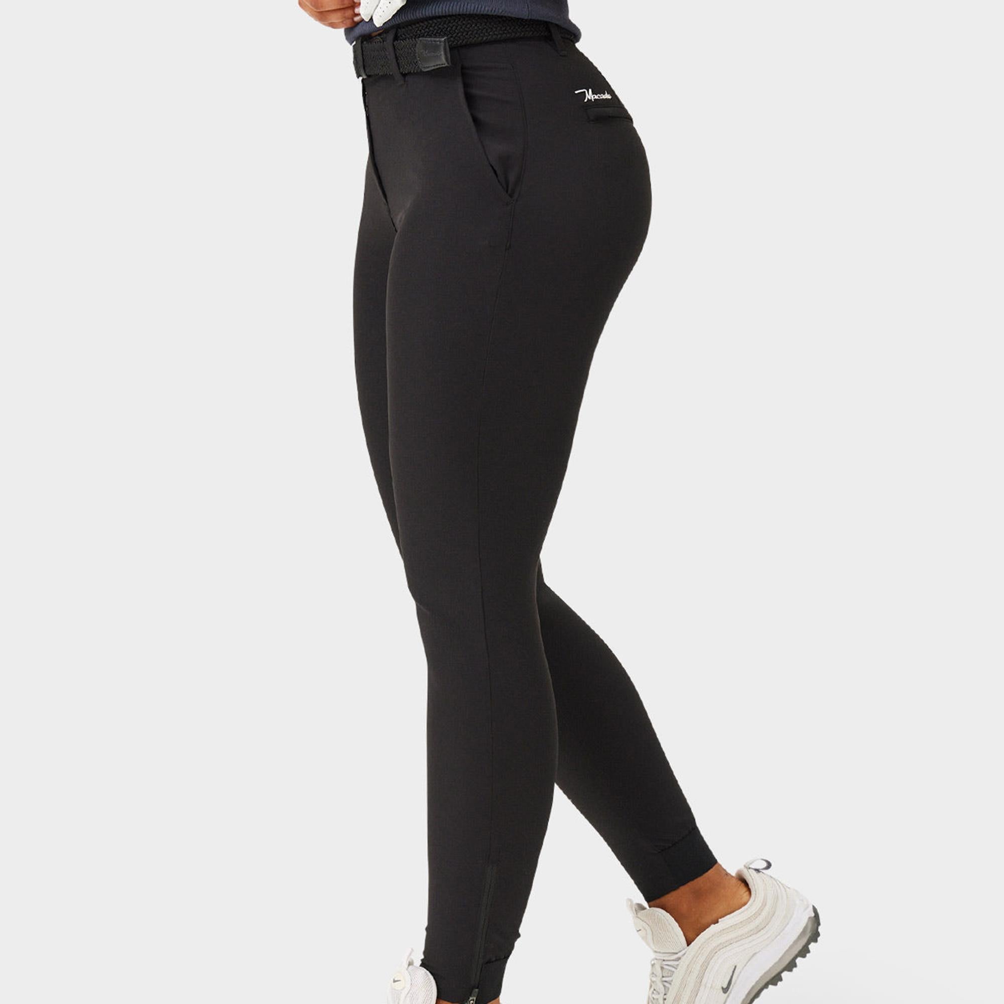 Macade Golf Four-Way Stretch Ladies Golf Jogger Black 29 Inch Leg