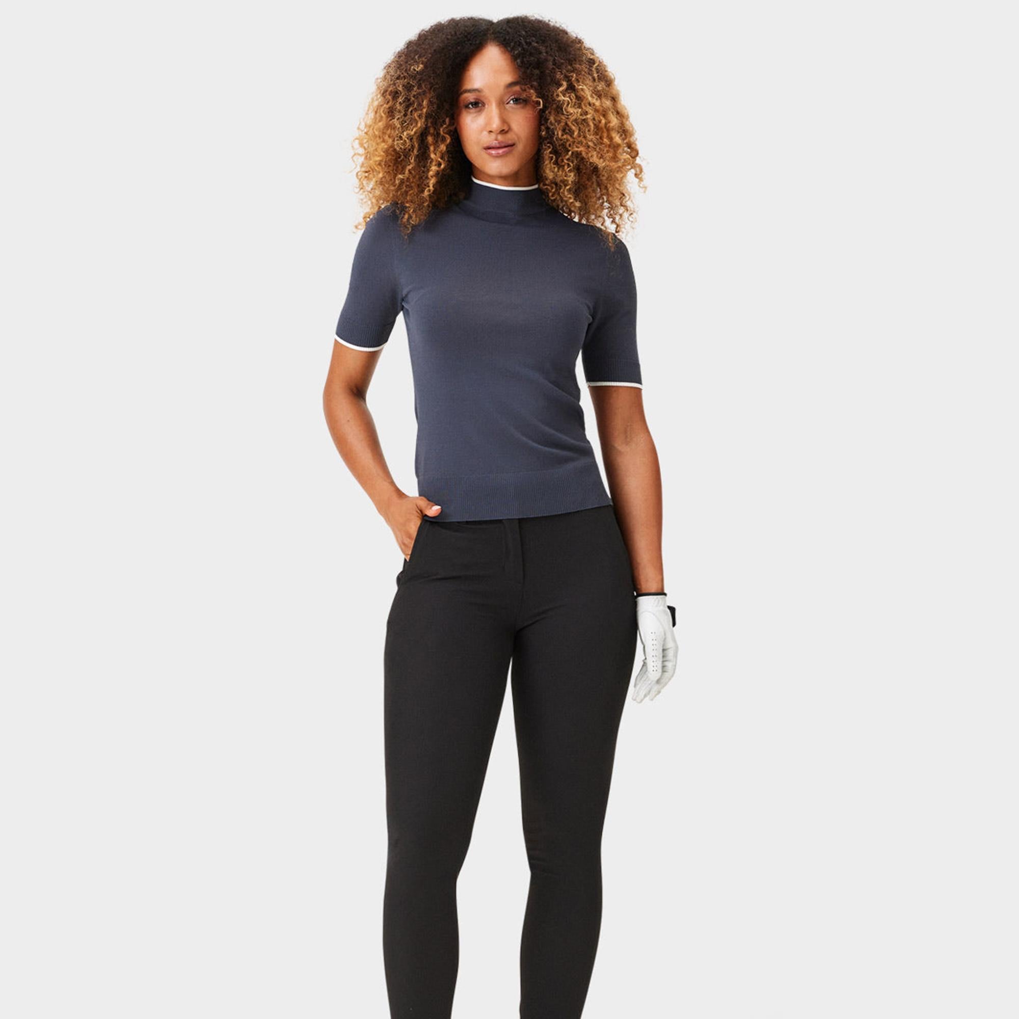 Macade Golf Four-Way Stretch Ladies Golf Jogger Black 27 Inch Leg