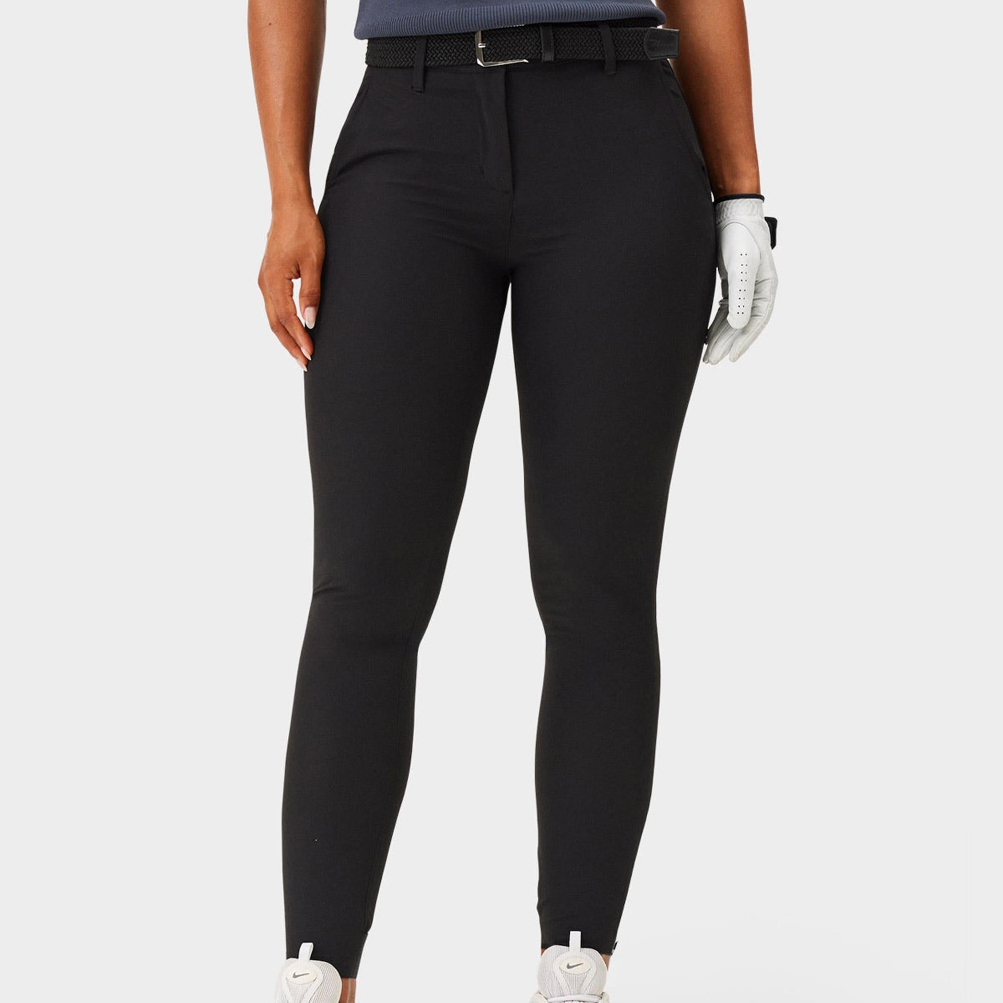 Macade Golf Four-Way Stretch Ladies Golf Jogger Black 27 Inch Leg