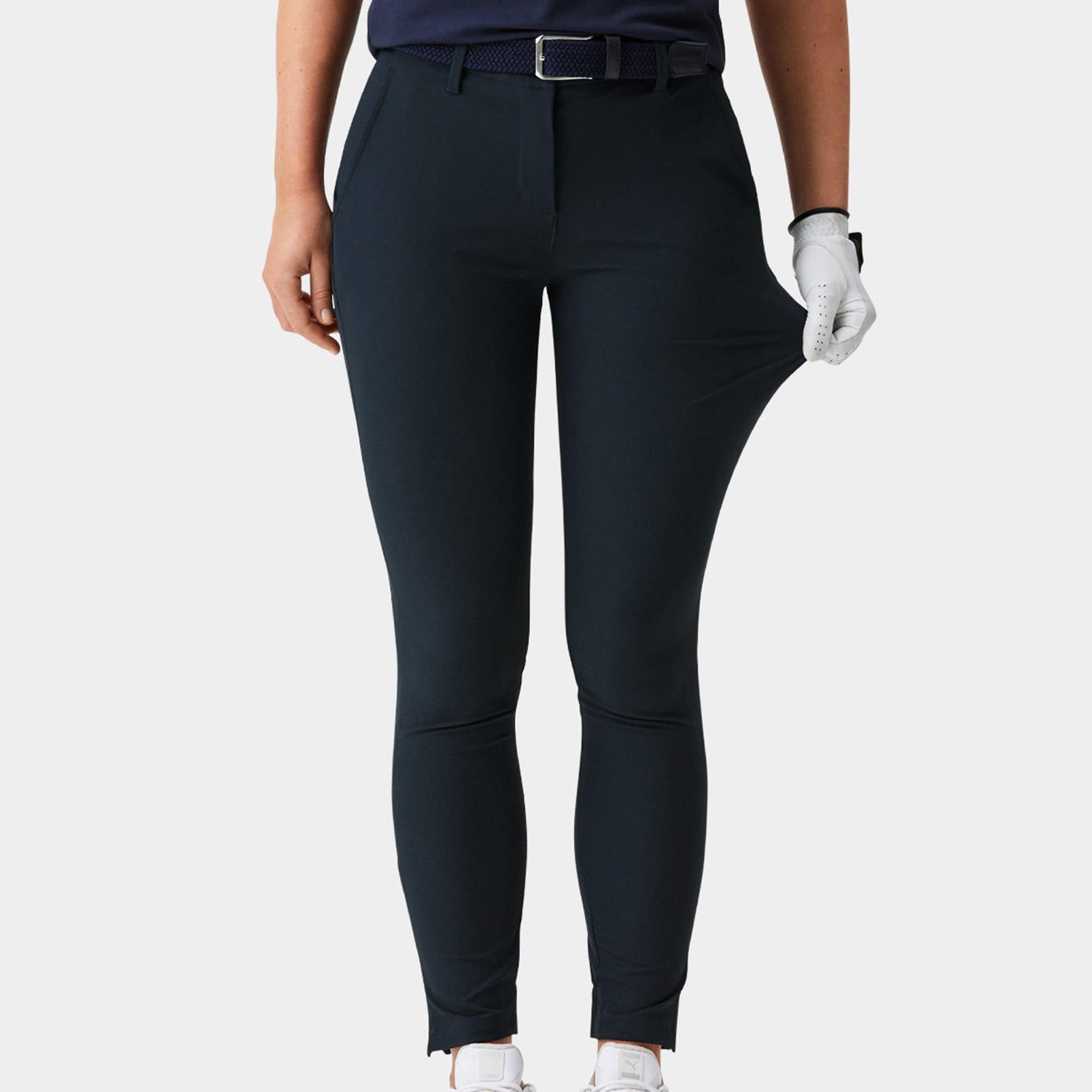 Macade Golf Four-Way Stretch Ladies Golf Jogger Dark Blue 27 Inch Leg