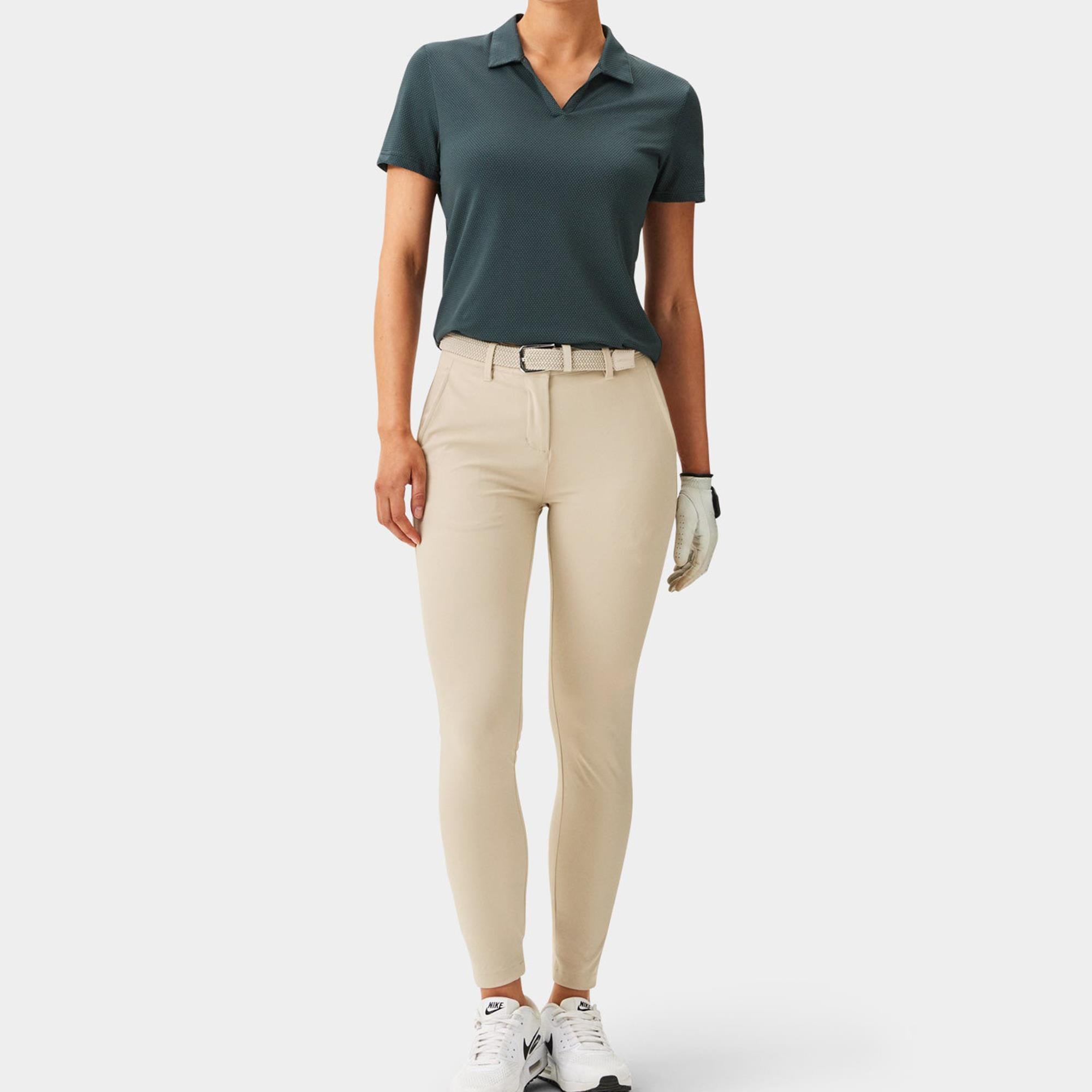 Macade Golf Four-Way Stretch Ladies Golf Jogger Ecru 29 Inch Leg